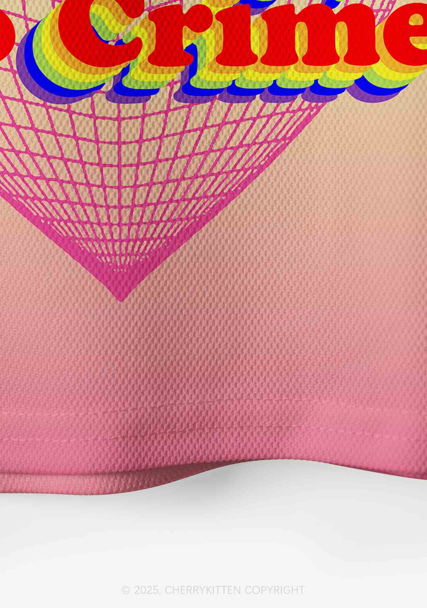 Custom Be Gay Do Crxme Pride Y2K Crop Sport Jersey Shirts Cherrykitten
