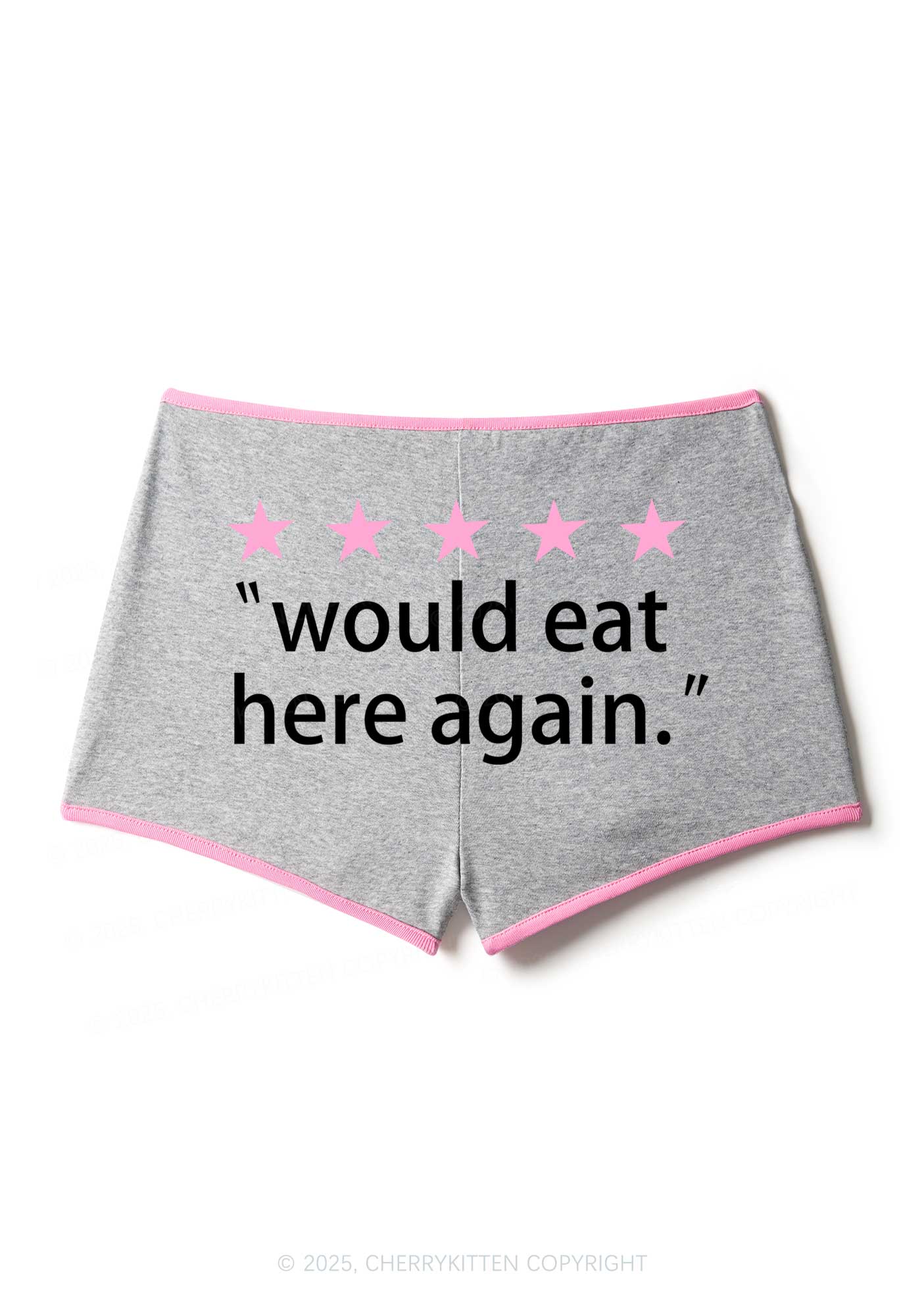 Eat Here Again Y2K Booty Shorts Cherrykitten