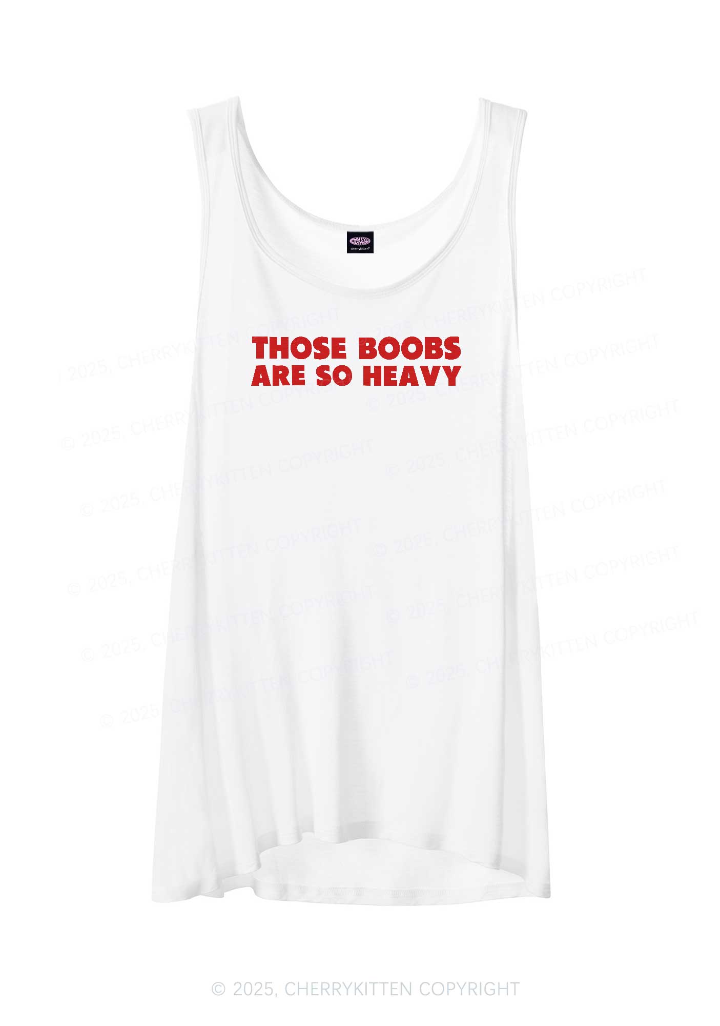 Bxxbs Are So Heavy Y2K Sheer Boyfriend Tank Cherrykitten