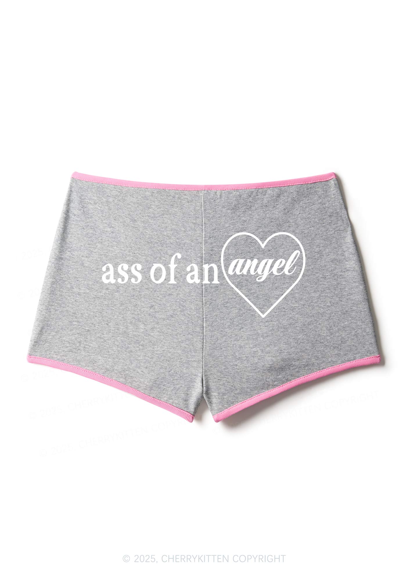 Axx Of An Angel Y2K Contrast Mini Shorts Cherrykitten