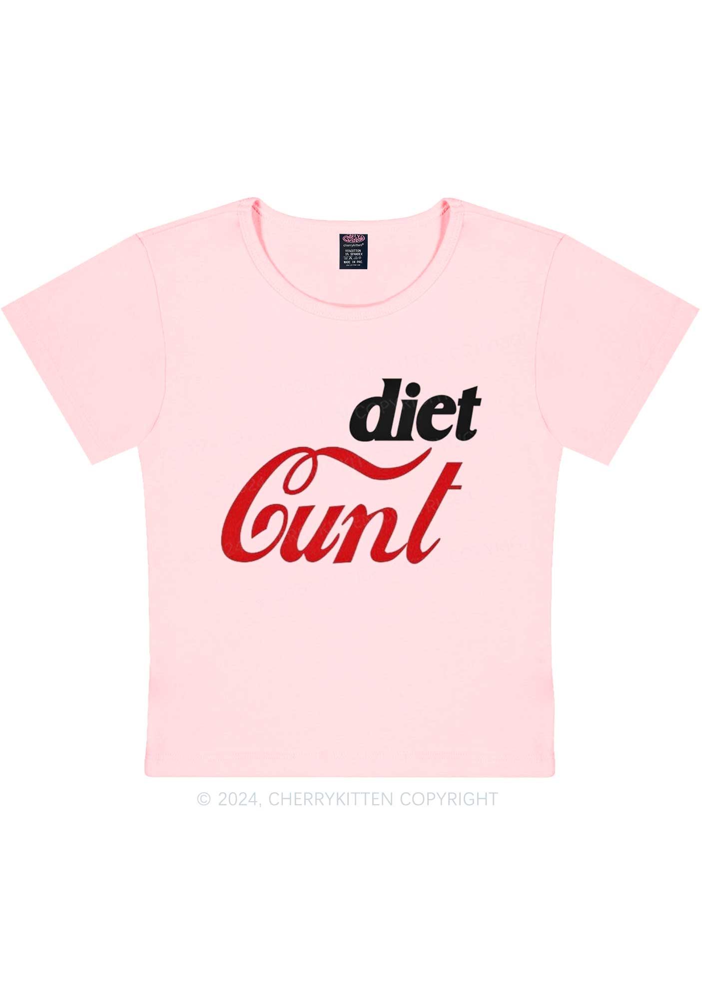 Diet Cxxt Y2K Baby Tee Cherrykitten