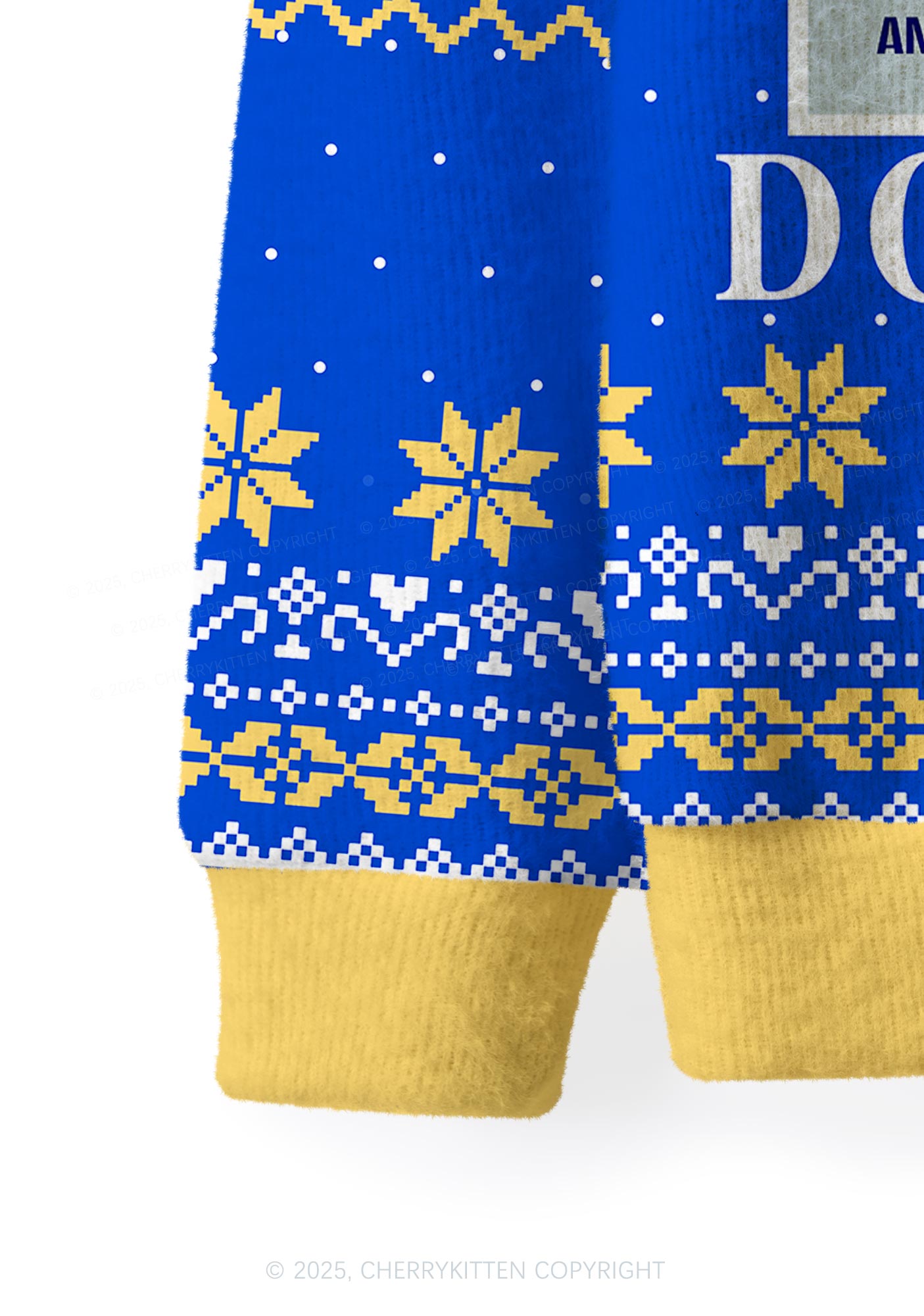 I Got That Hot Dog In Me Y2K Christmas Cardigan Knit Sweatshirt Cherrykitten