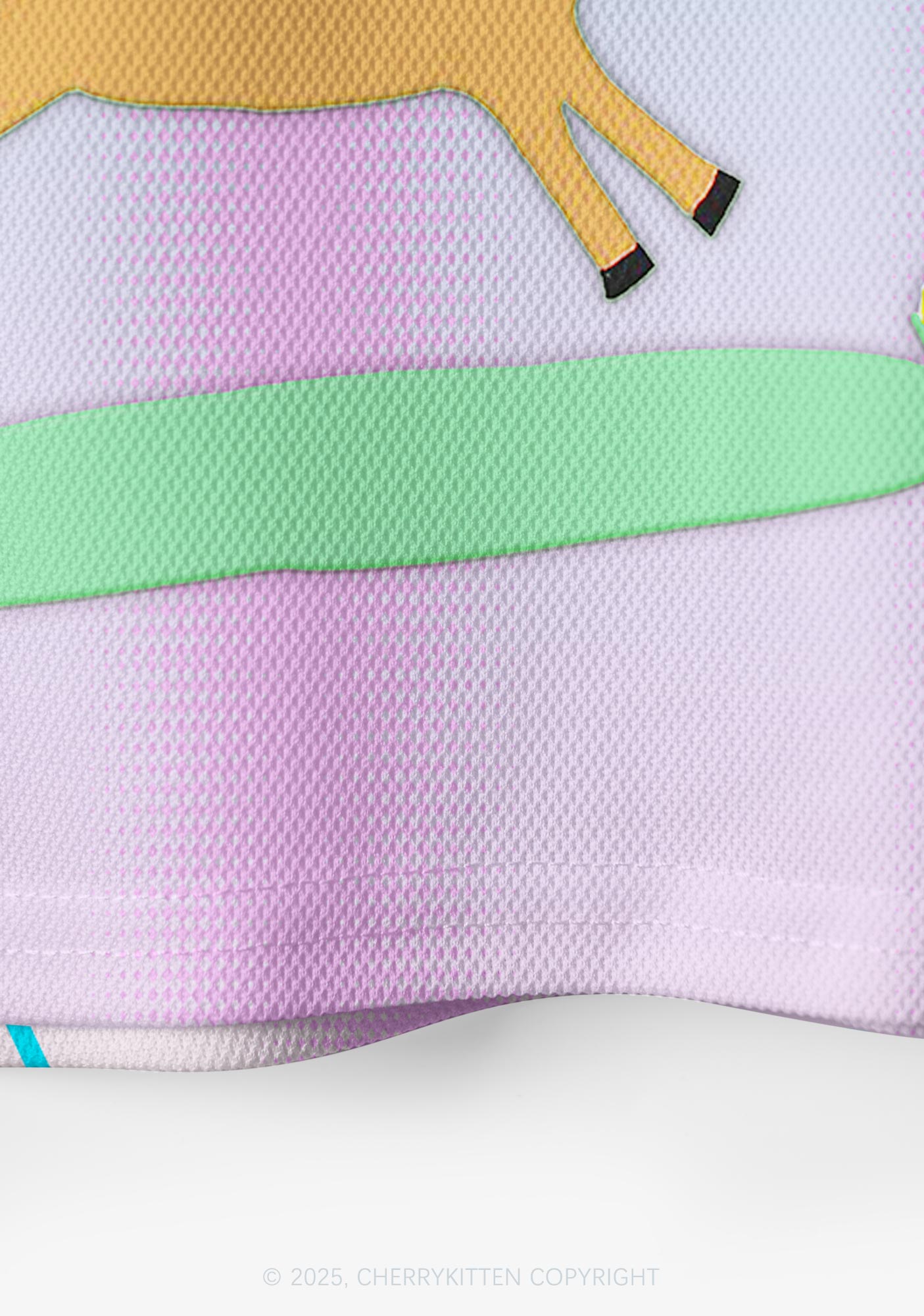 Custom Blue Pony Y2K Crop Sport Jersey Shirts Cherrykitten