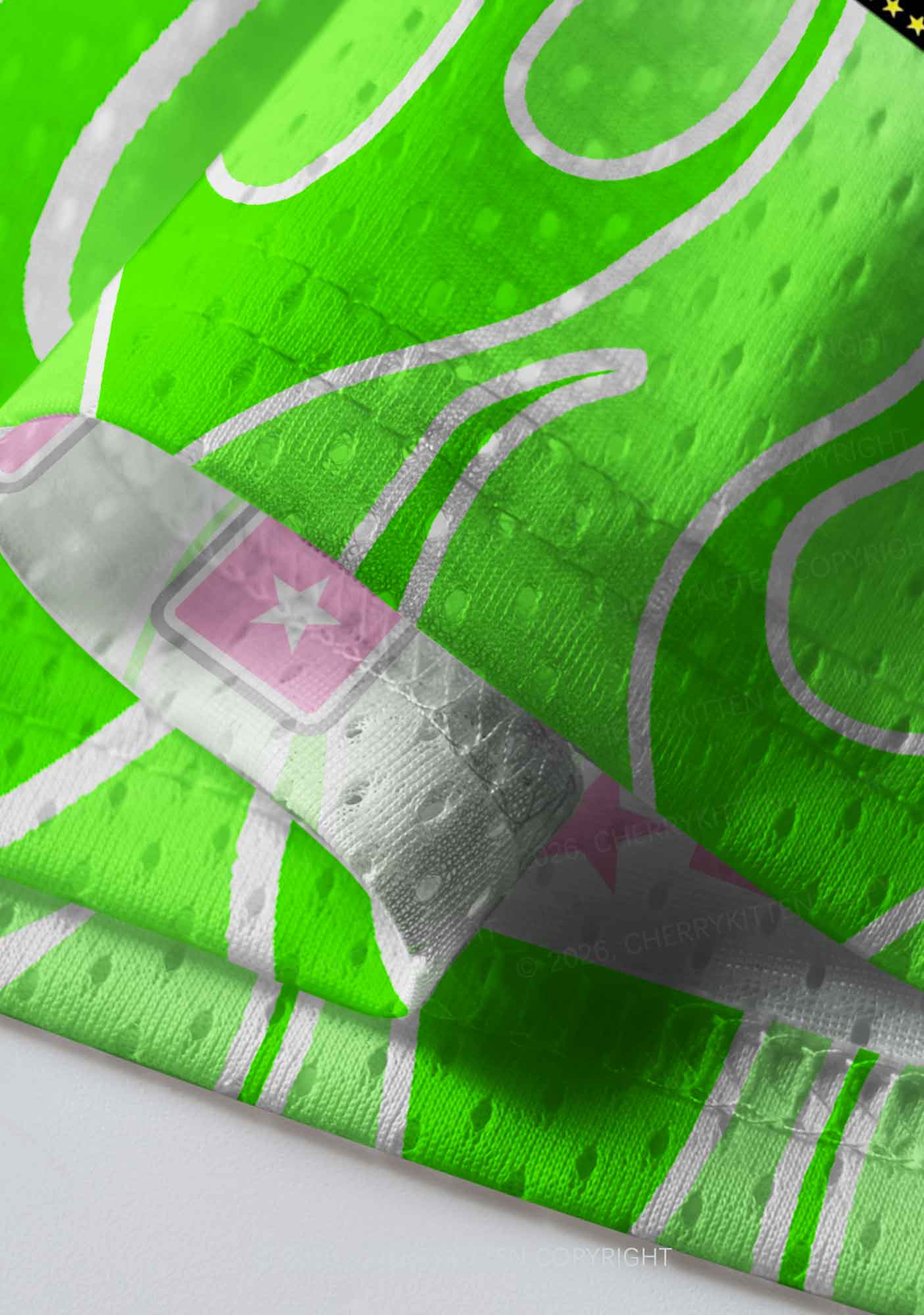 Pink Cxxt Green Flame Y2K Sport Jersey Shirts Cherrykitten