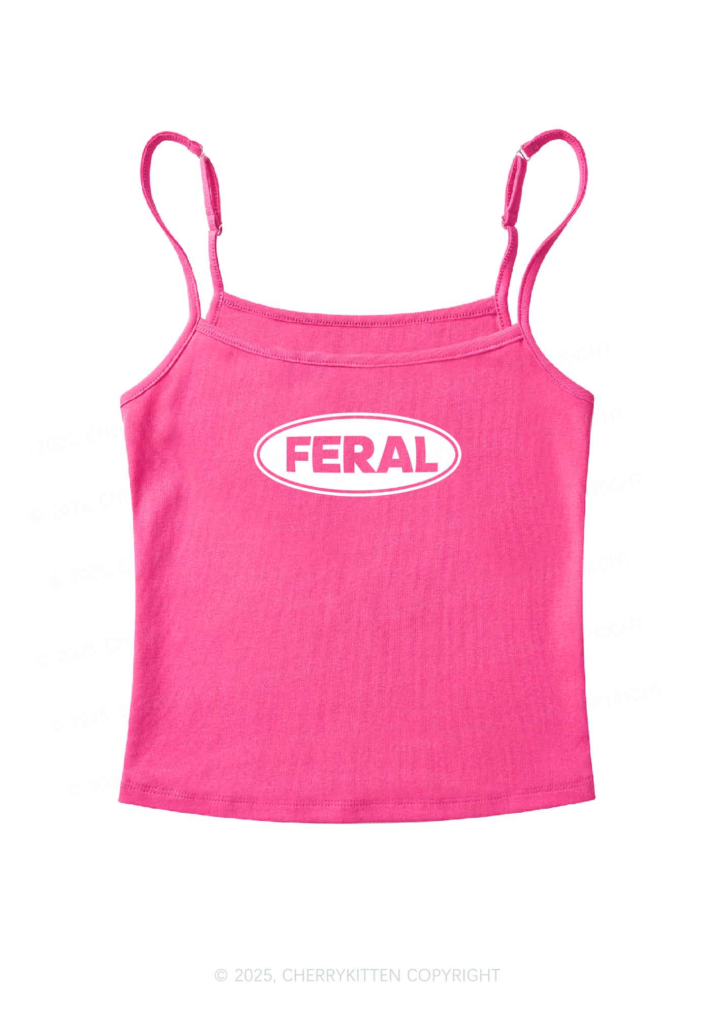 Feral Y2K Spaghetti Strap Cami Cherrykitten