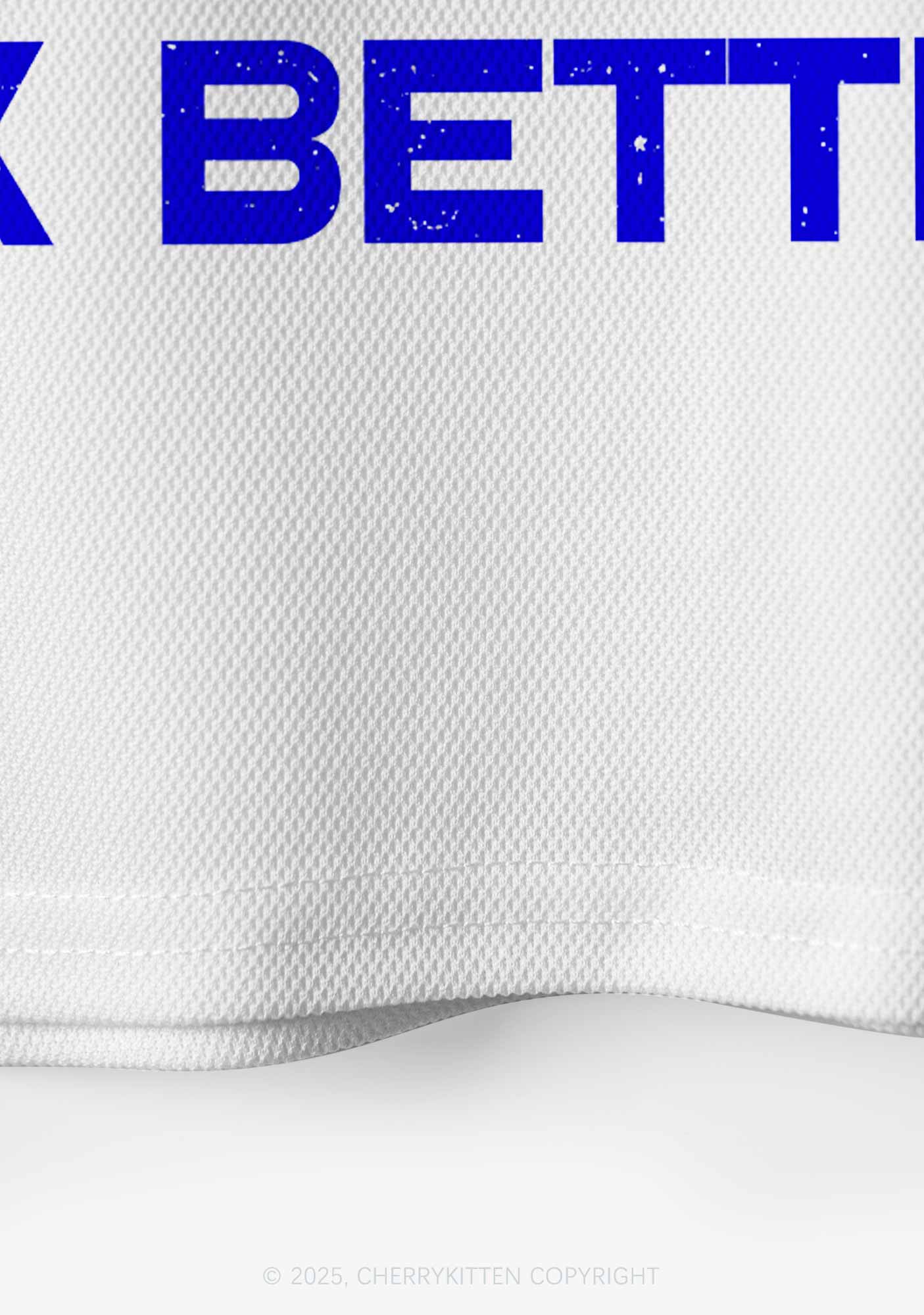 Custom Life Sucks Y2K Crop Sport Jersey Shirts Cherrykitten