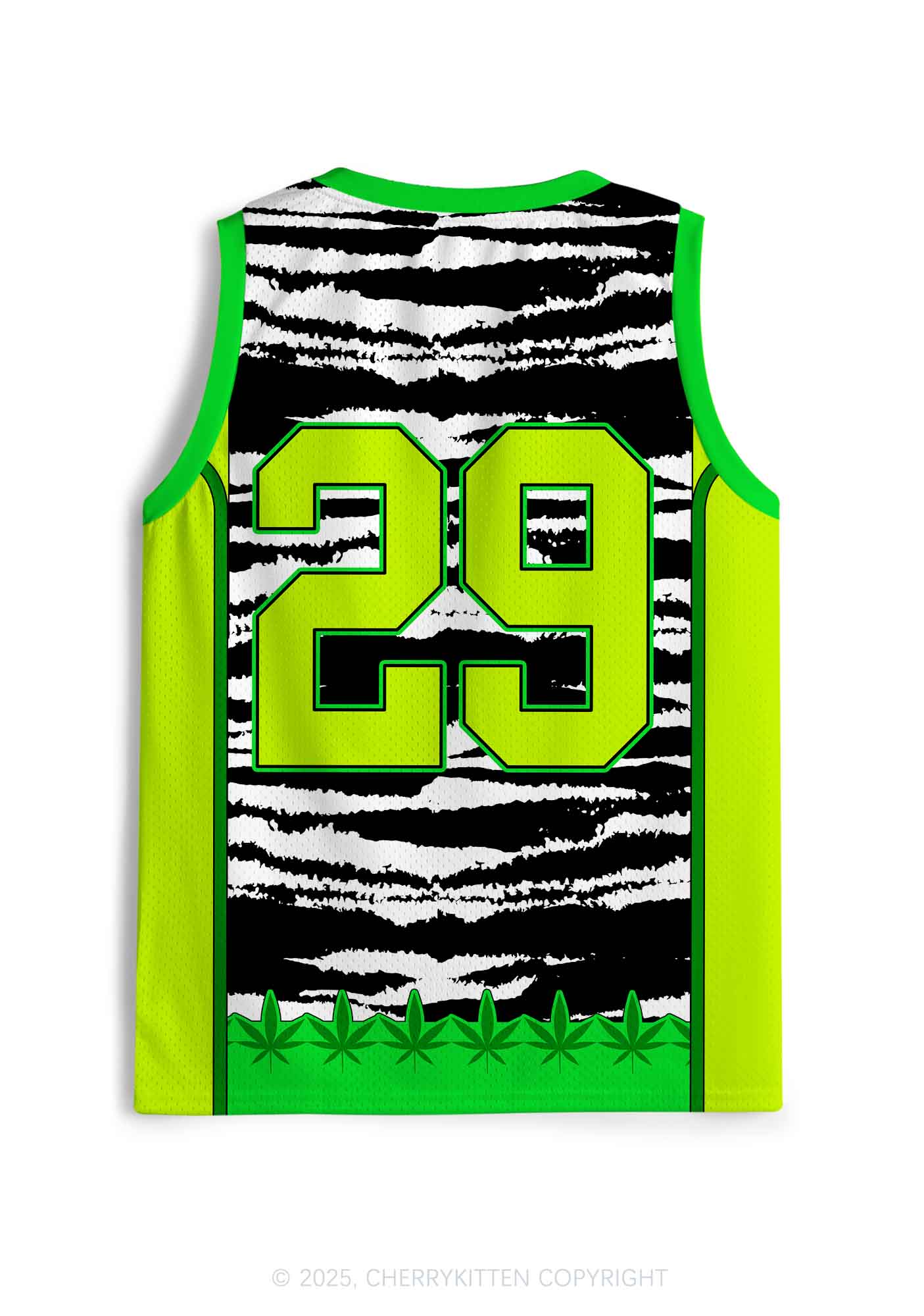 Custom Green Blunt Slxt Y2K Sport Jersey Tank Cherrykitten