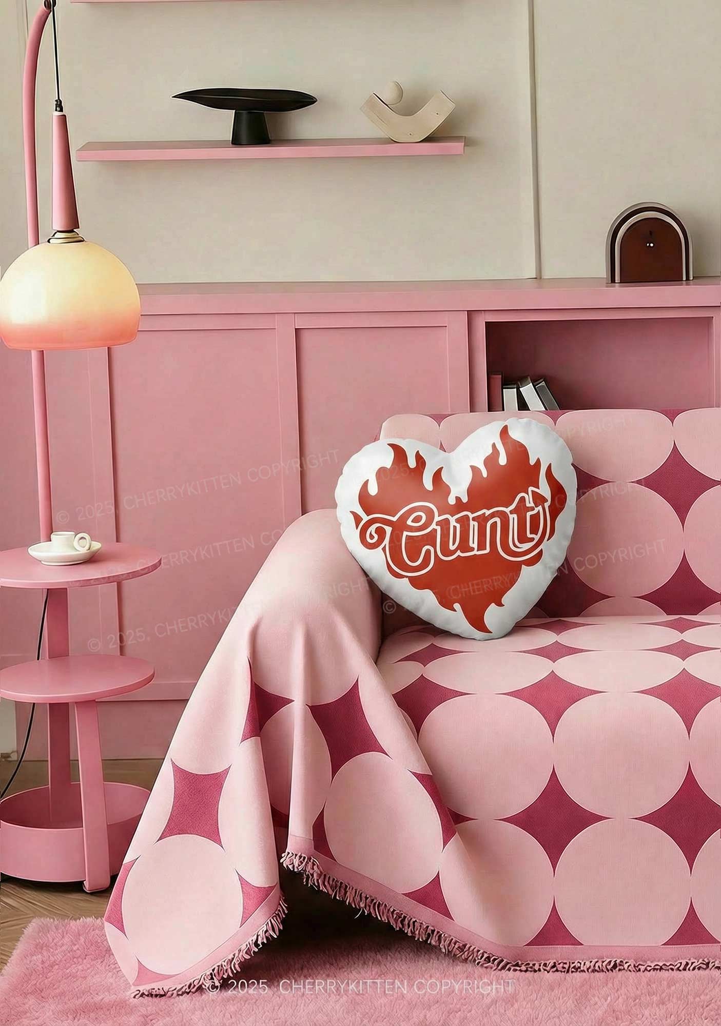 Cxxt Devil Y2K Ugly Pillow Cherrykitten