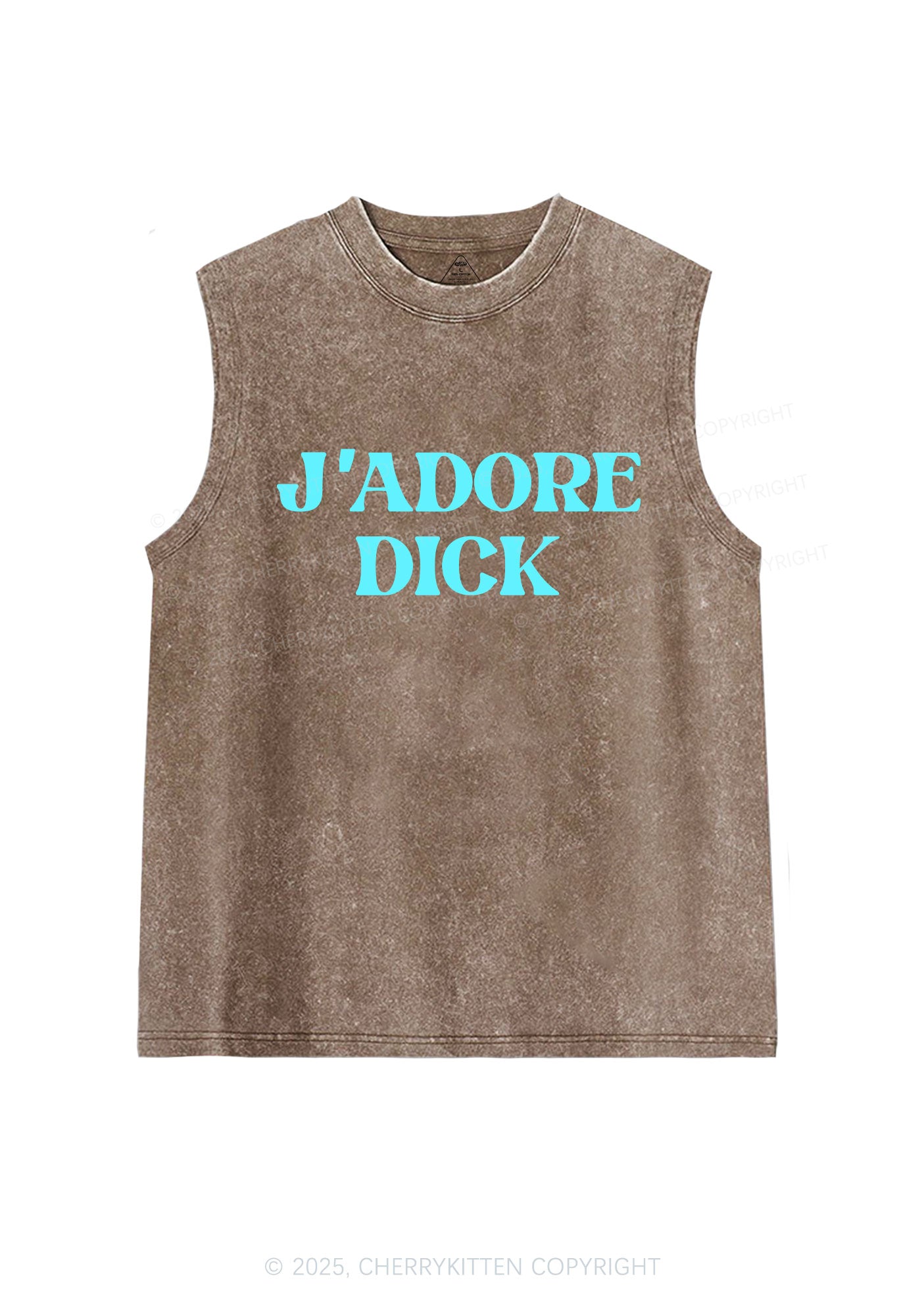 Jadore Dxxk Y2K Washed Muscle Tank Cherrykitten