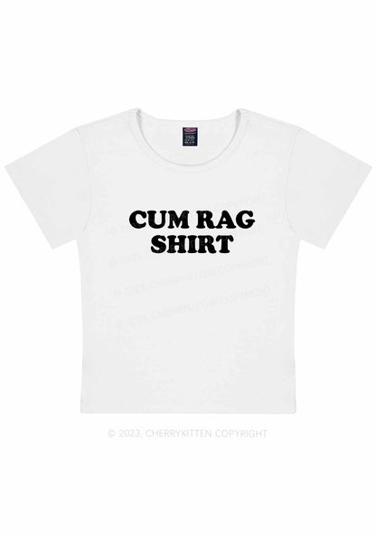 Rag Shirt Y2K Baby Tee Cherrykitten