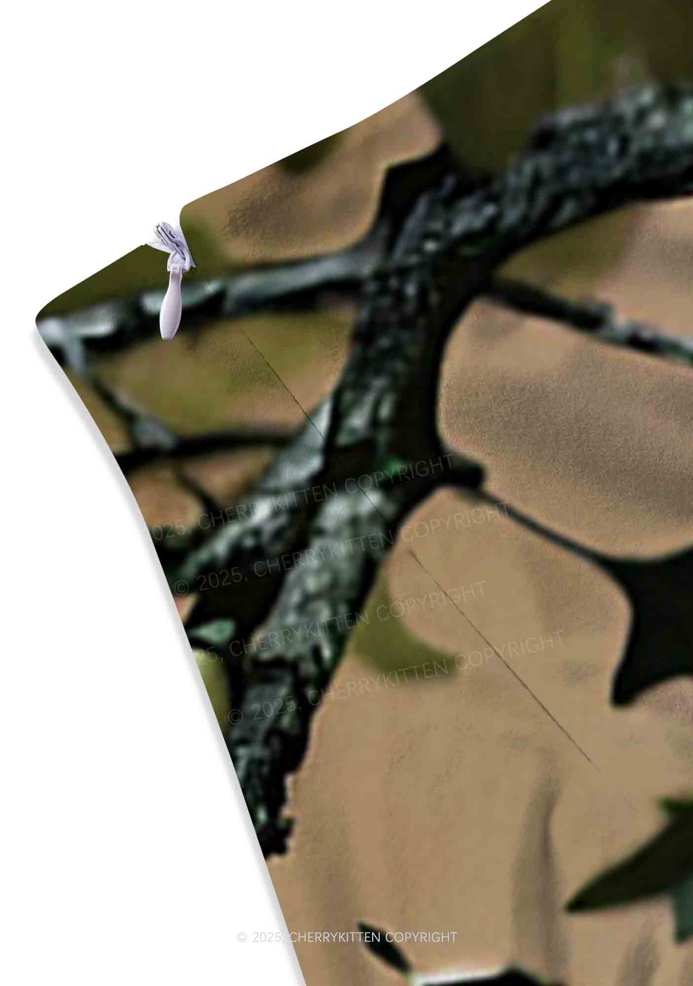 Branches Camouflage Y2K Print Mini Skirt Cherrykitten