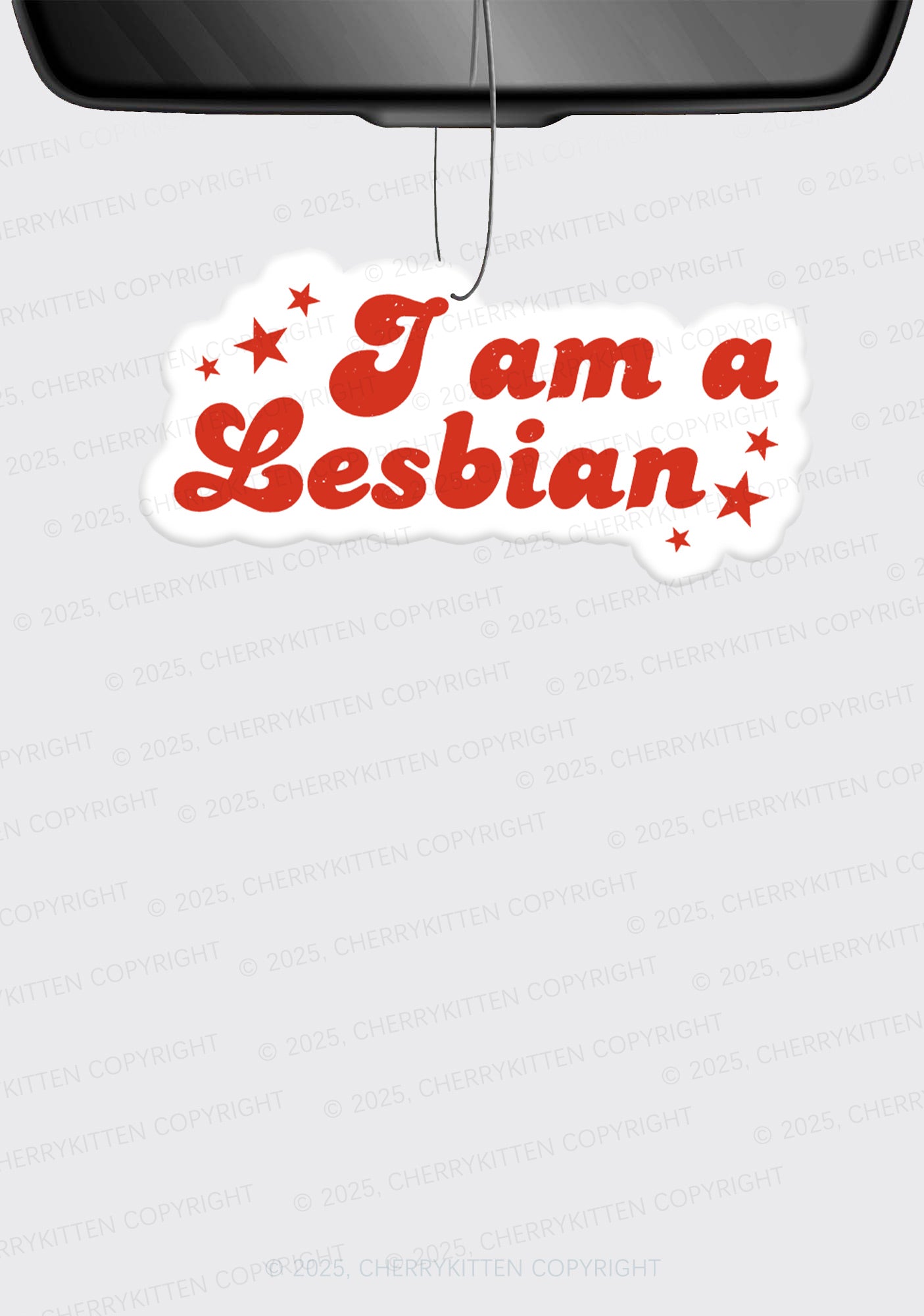 Im Lesbian Pride 1Pc Y2K Car Air Freshener Cherrykitten