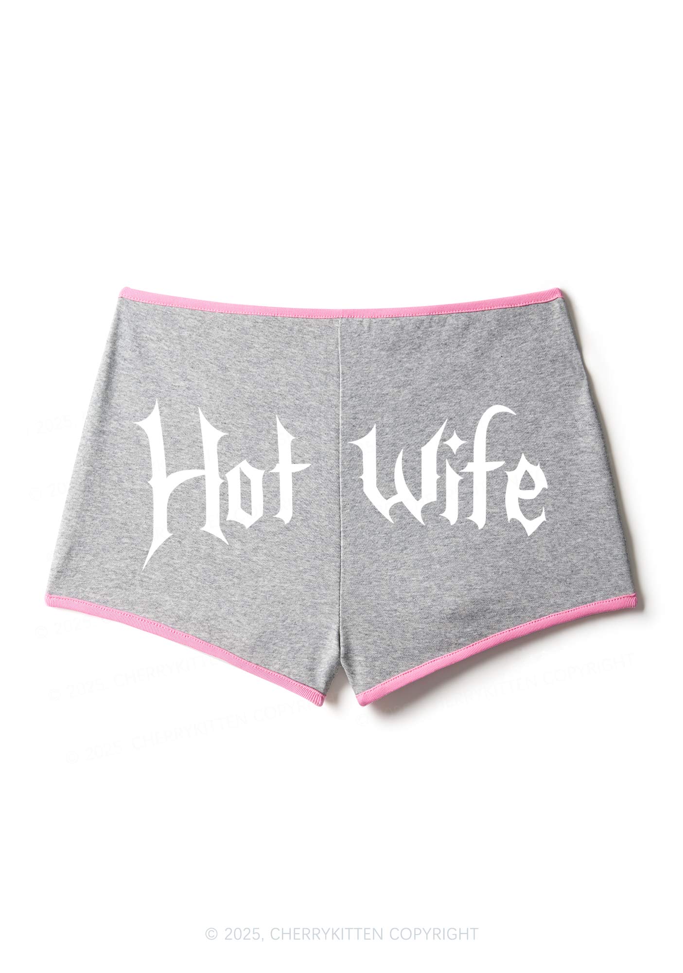 Hot Wife Y2K Contrast Mini Shorts Cherrykitten