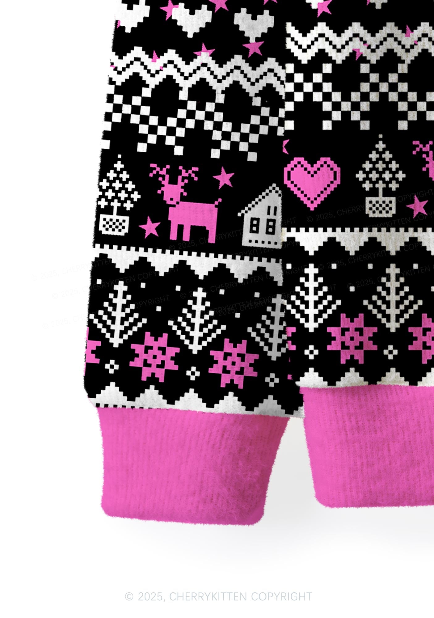 Future Mxxf Y2K Christmas Cardigan Knit Sweatshirt Cherrykitten
