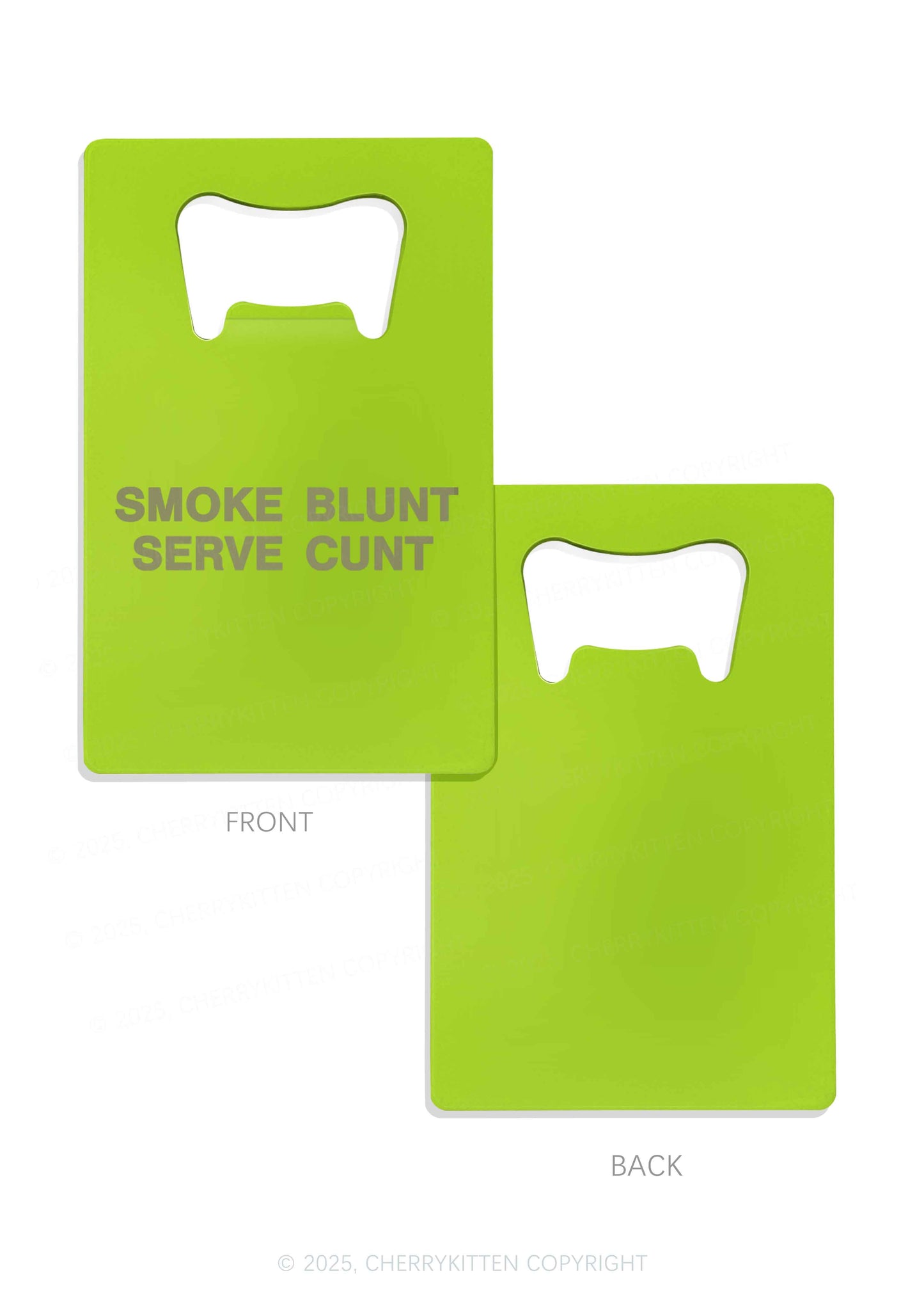 Smoke Blunt Y2K Credit Card Bottle Openers Cherrykitten