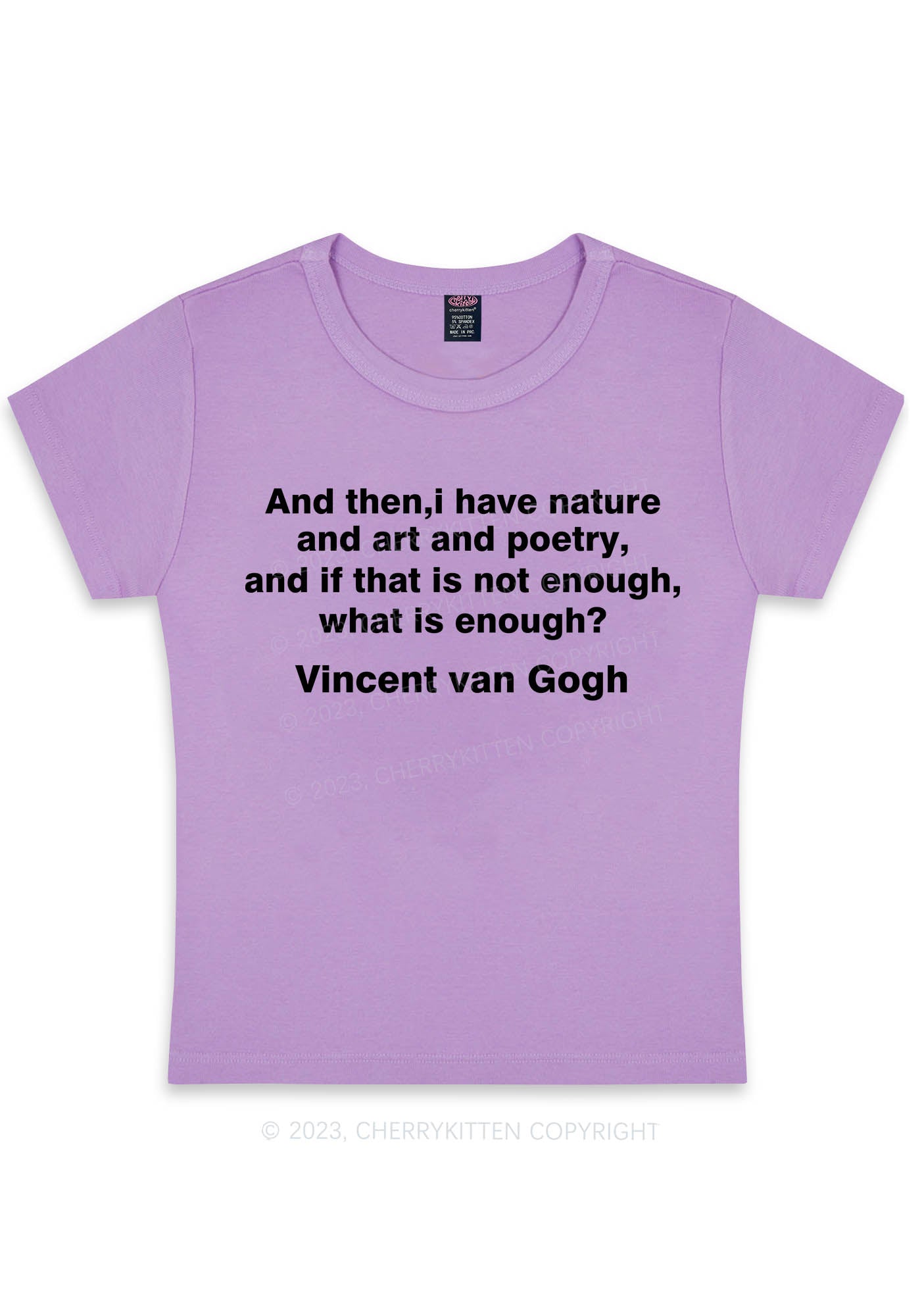 Curvy What Is Enough Y2K Baby Tee Cherrykitten