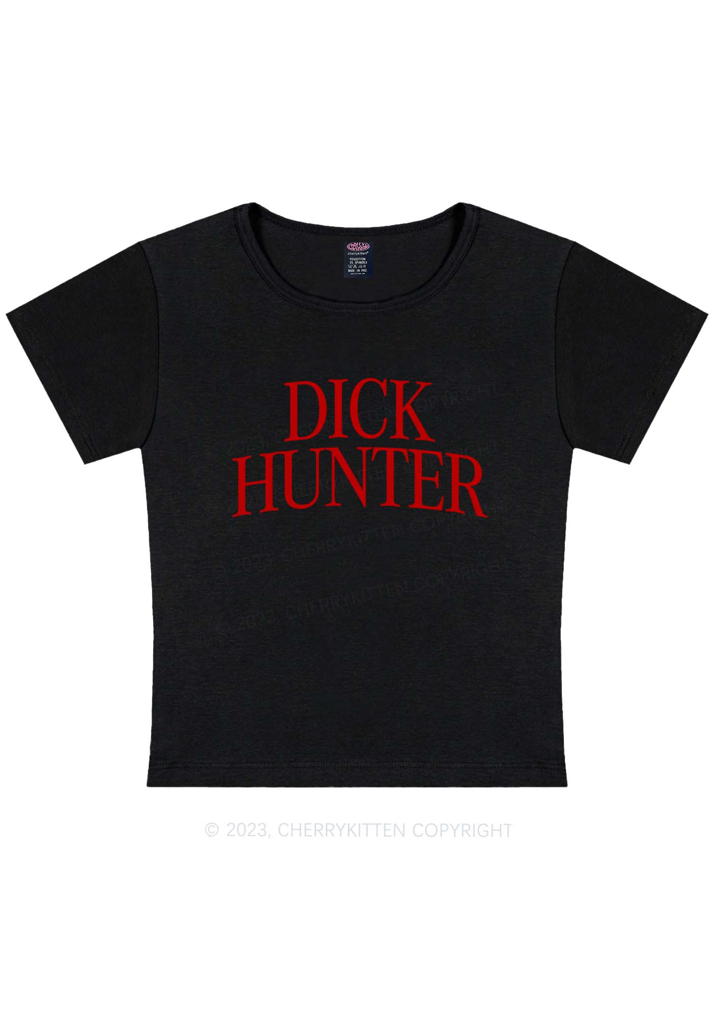 Dxxk Hunter Y2K Baby Tee Cherrykitten