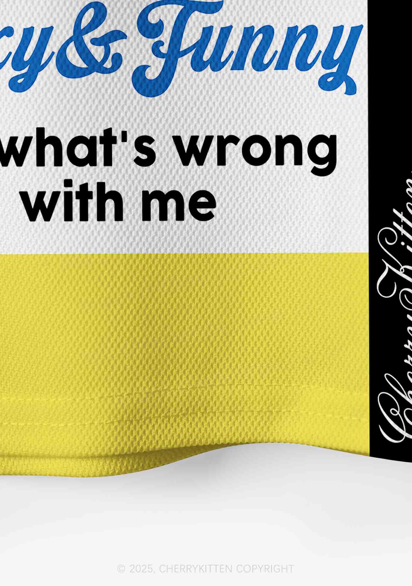 Custom Sorry For Being So Funny Y2K Crop Sport Jersey Shirts Cherrykitten