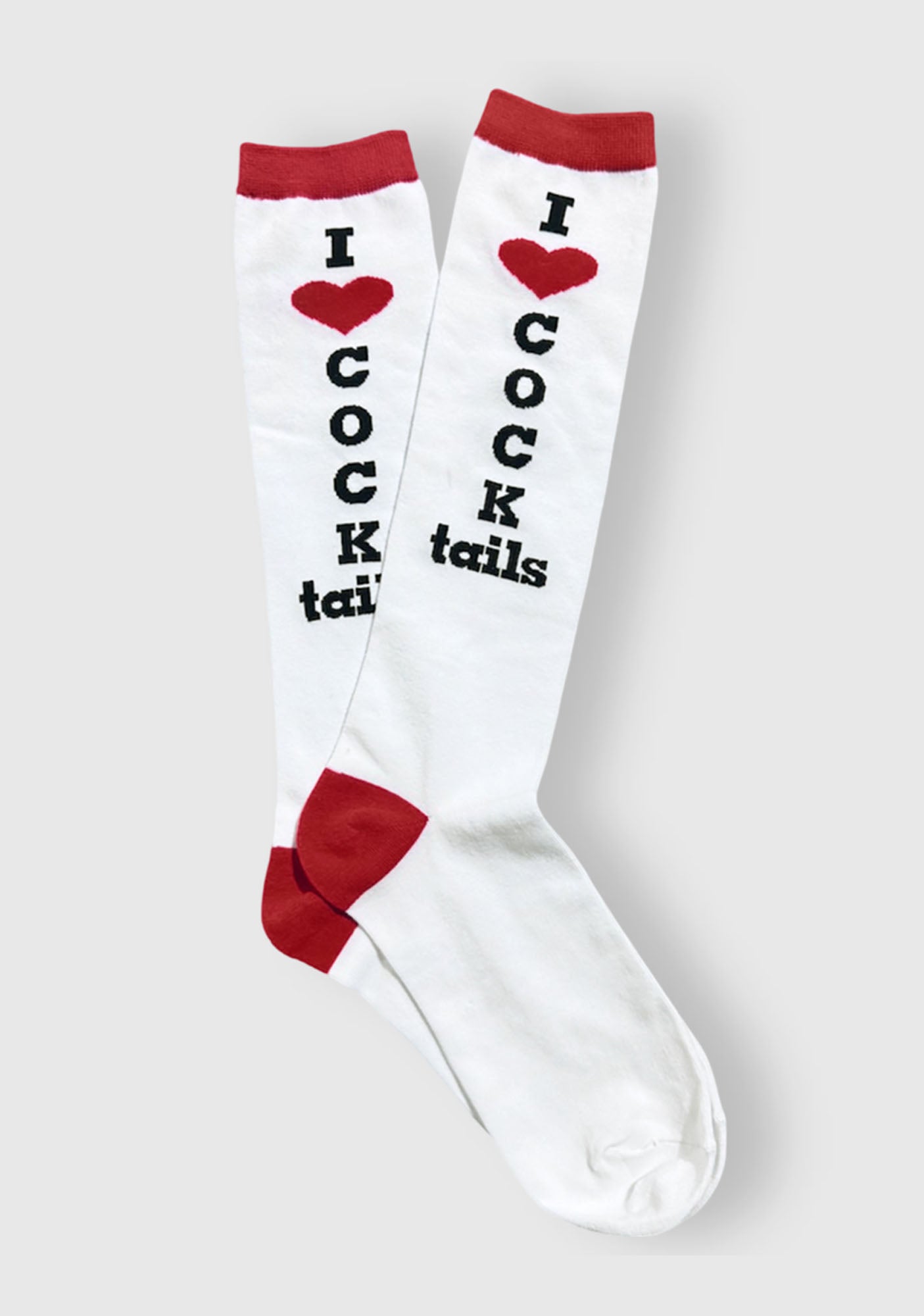 I Love Cocktails Y2K Socks Cherrykitten