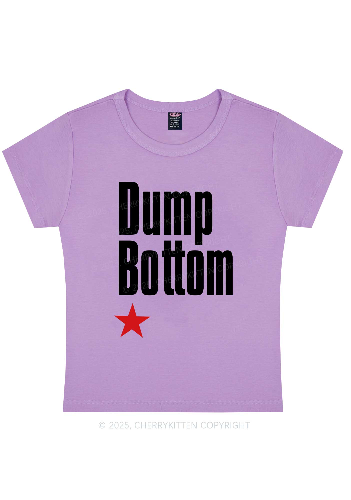 Dump Bottom Pride Y2K Baby Tee Cherrykitten