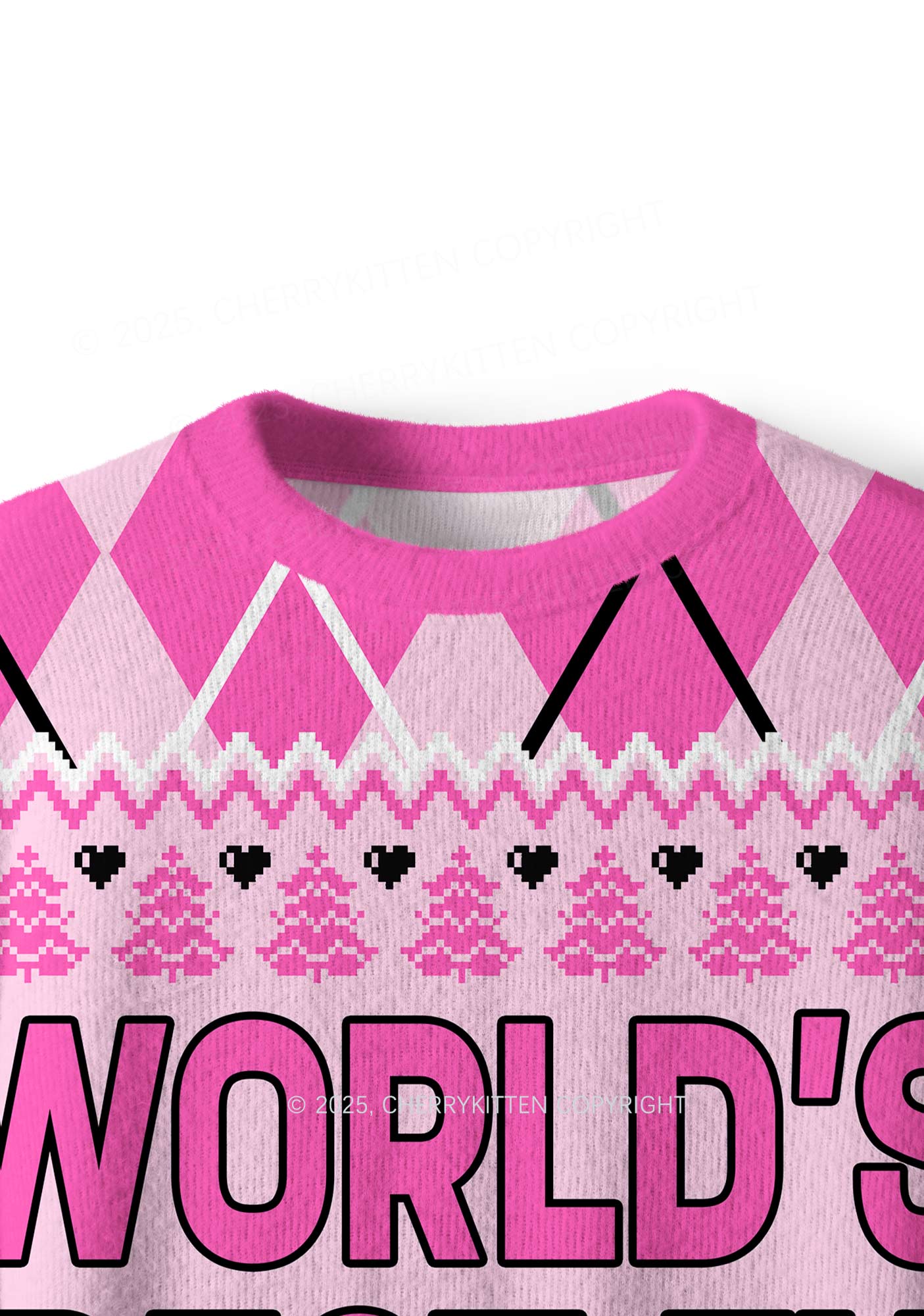 Best Ex Boyfriend Y2K Christmas Knit Sweatshirt Cherrykitten