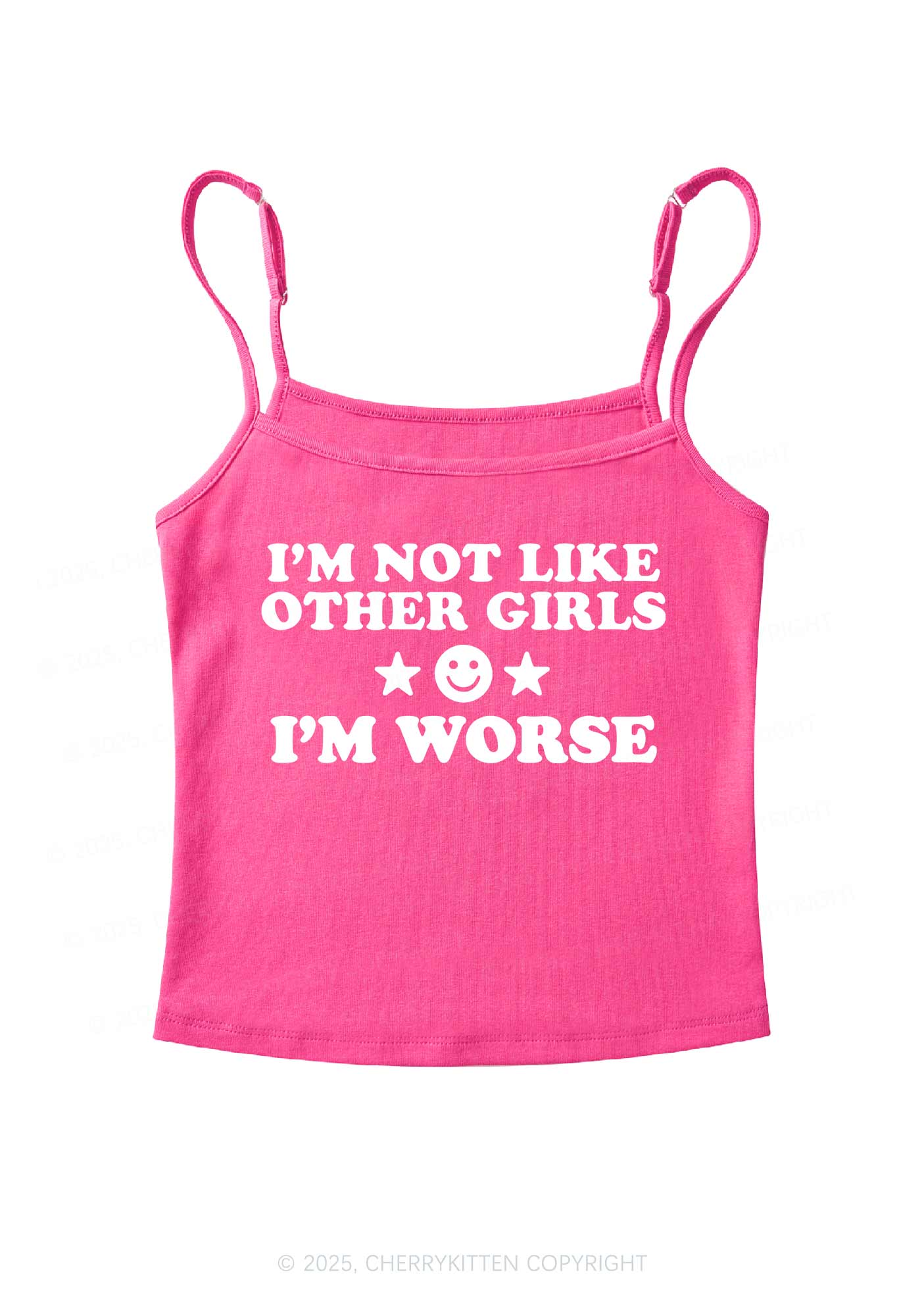 Im Worse Y2K Spaghetti Strap Cami Cherrykitten