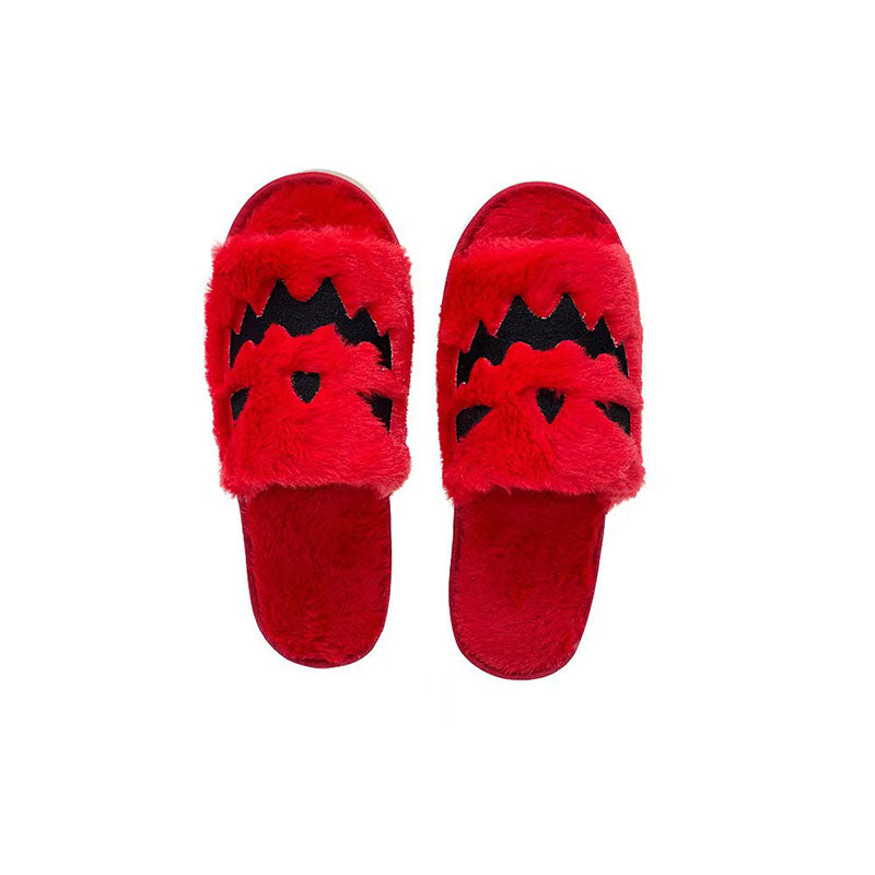 Halloween Y2K Pumpkin Plush Slippers