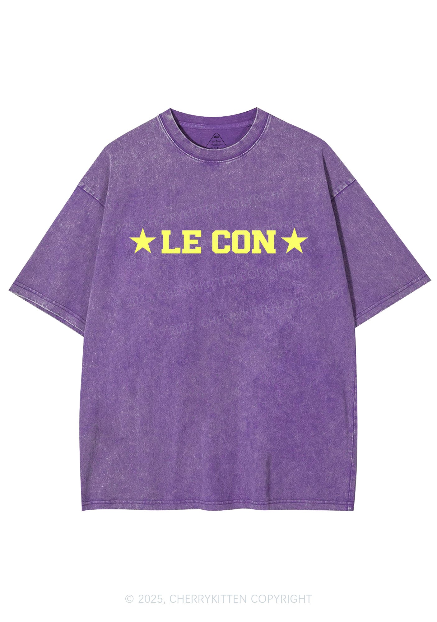 Le Con Y2K Shirts Washed Tee Cherrykitten