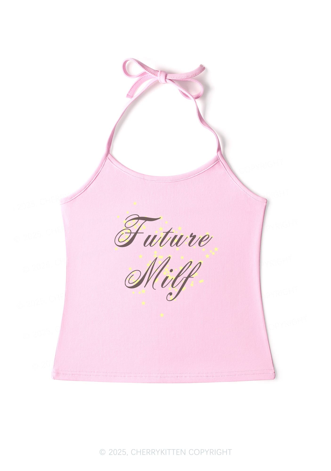 Future Mxxf Y2K Halter Neck Cami Cherrykitten