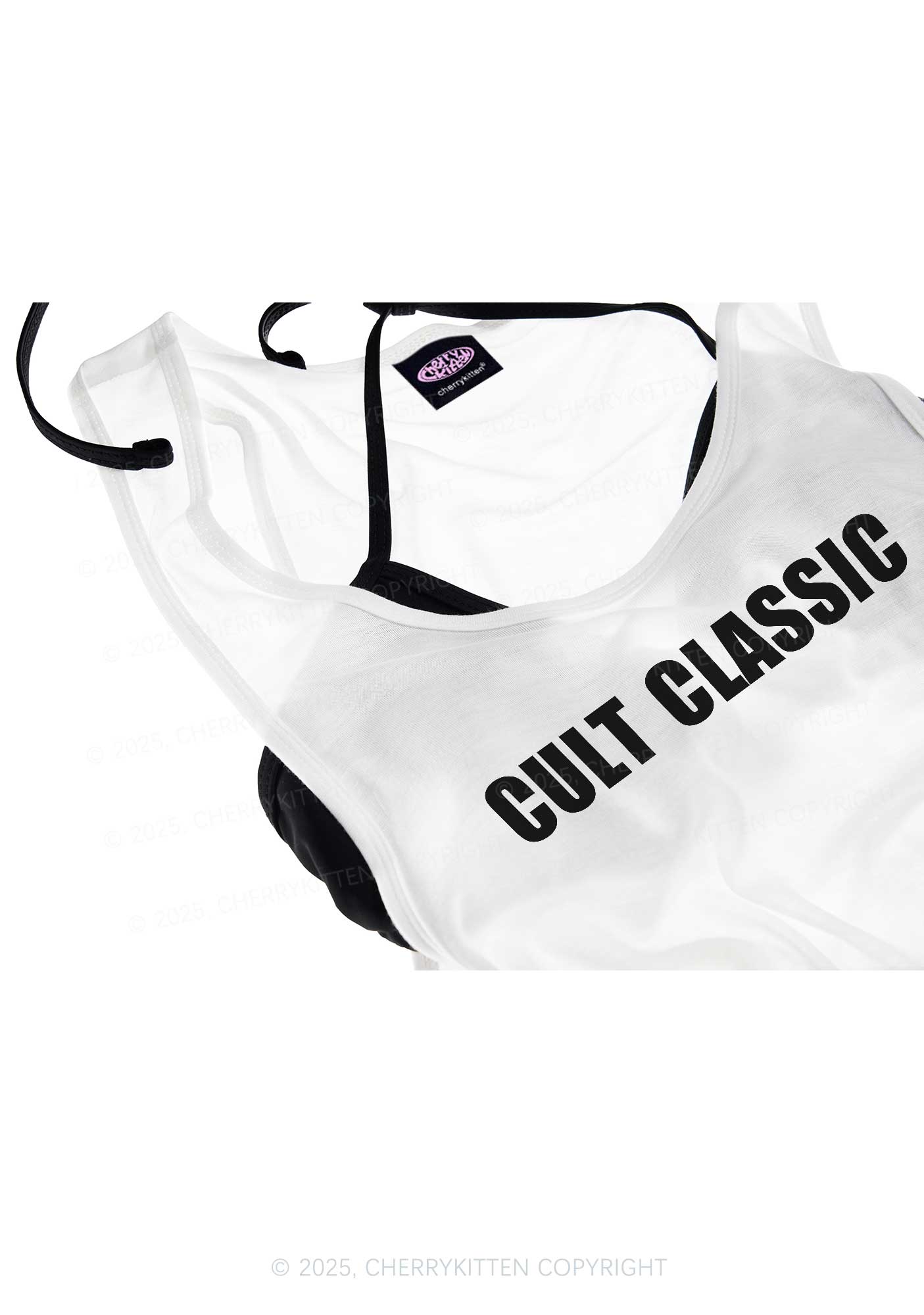 Cult Classic Y2K Sheer Boyfriend Tank Cherrykitten