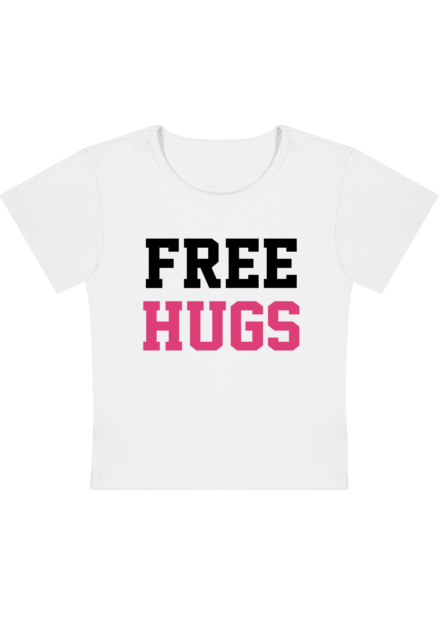 Curvy Free Hugs Baby Tee