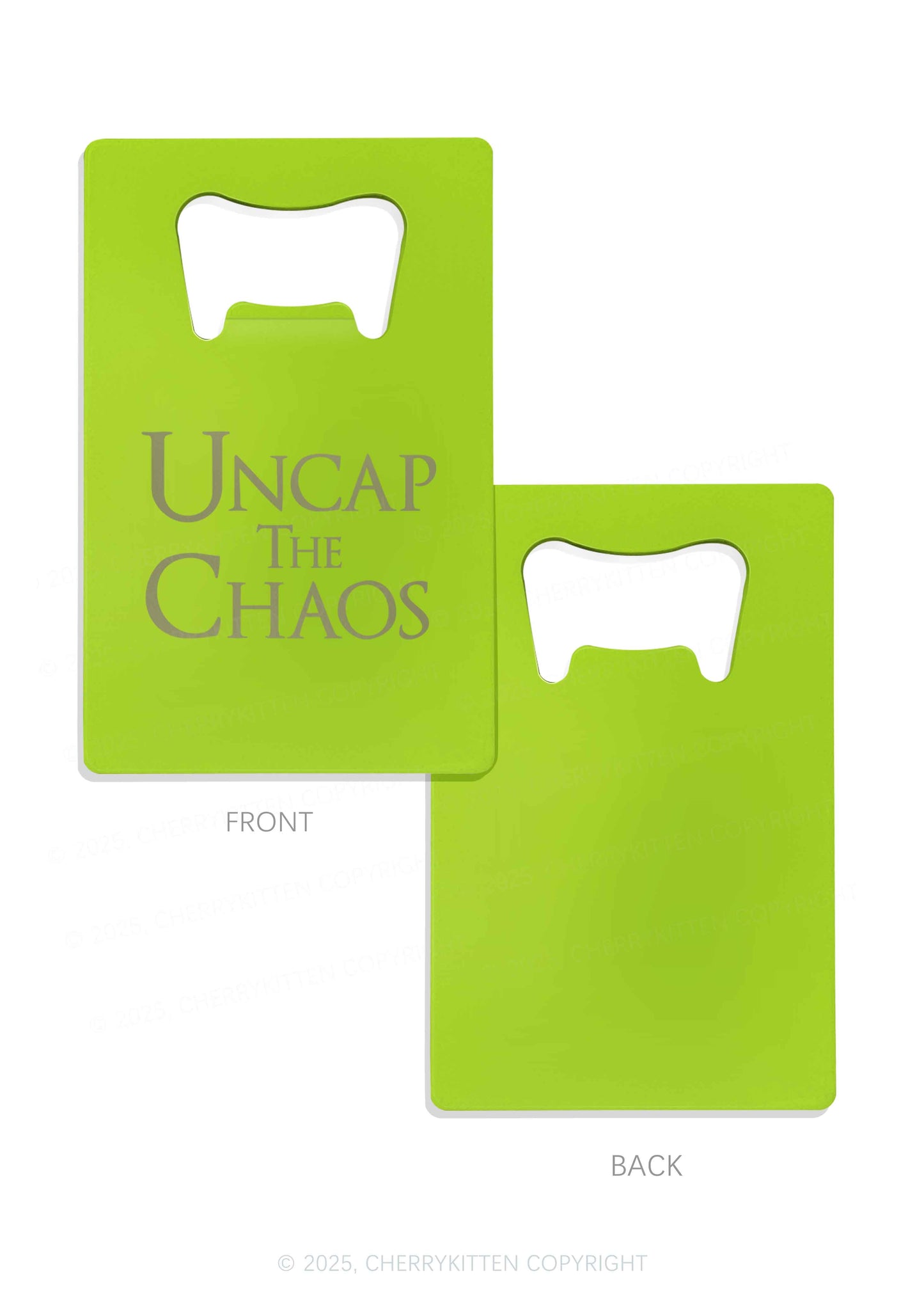 Uncap The Chaos Y2K Credit Card Bottle Openers Cherrykitten