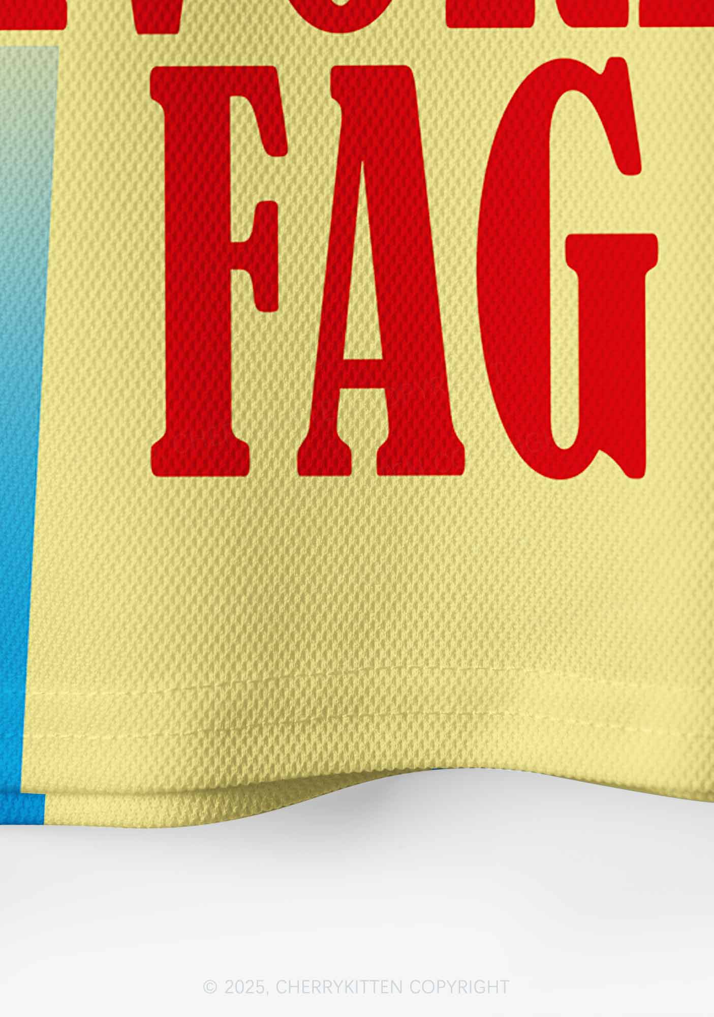 Custom Blue Gods Favorite Fag Pride Y2K Crop Sport Jersey Shirts Cherrykitten