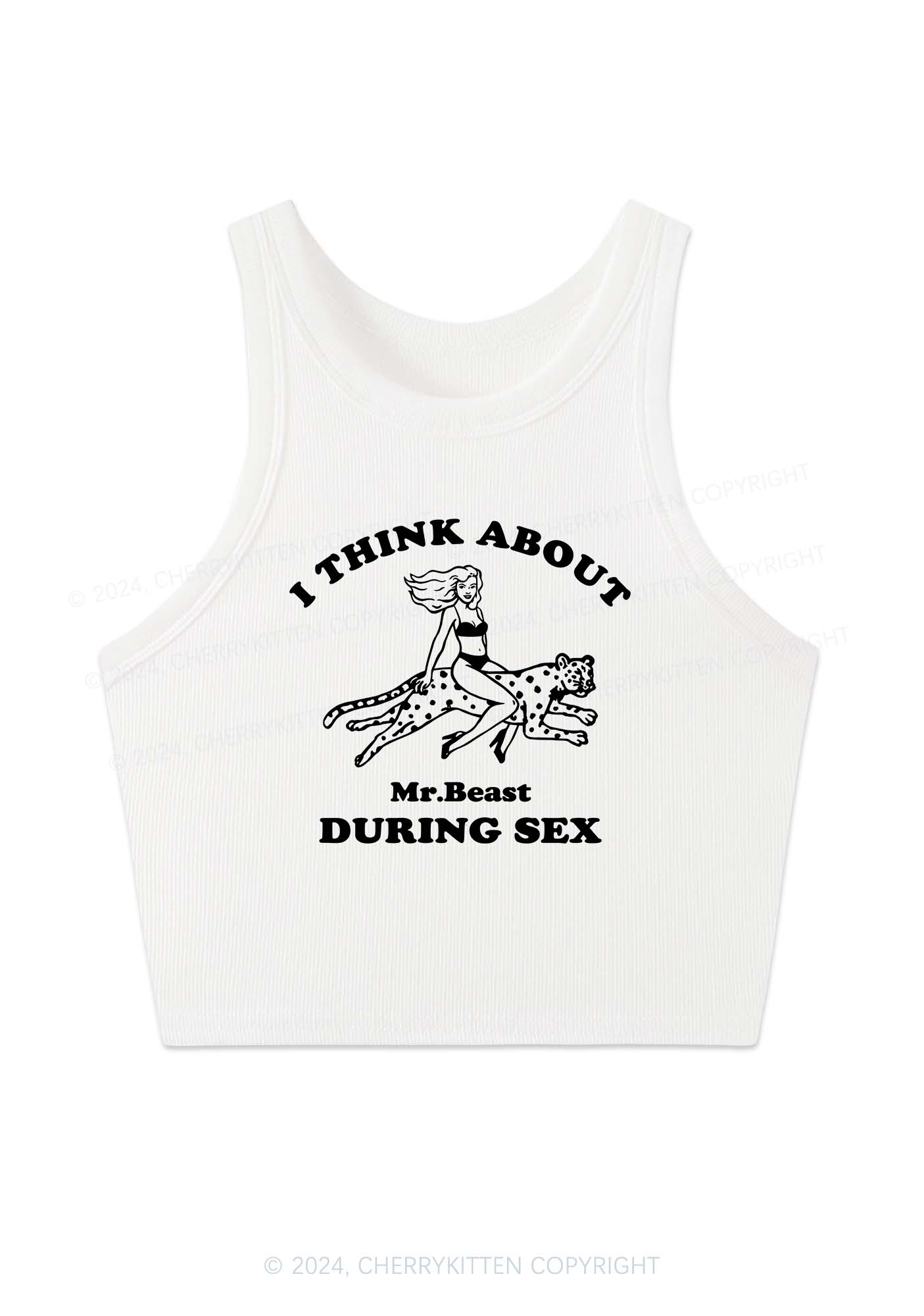 Think About During Sx Y2K Crop Tank Top Cherrykitten