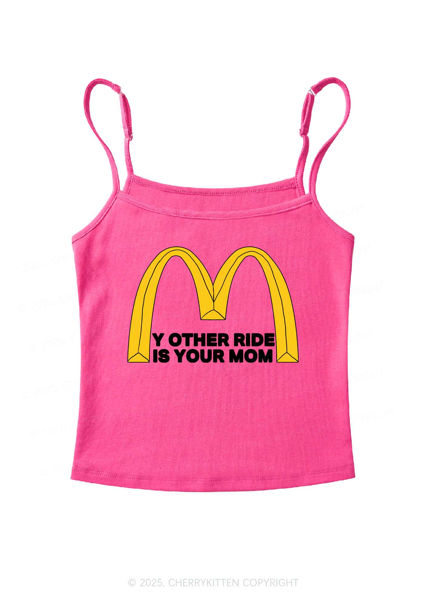 Ride Your Mom Y2K Spaghetti Strap Cami Cherrykitten