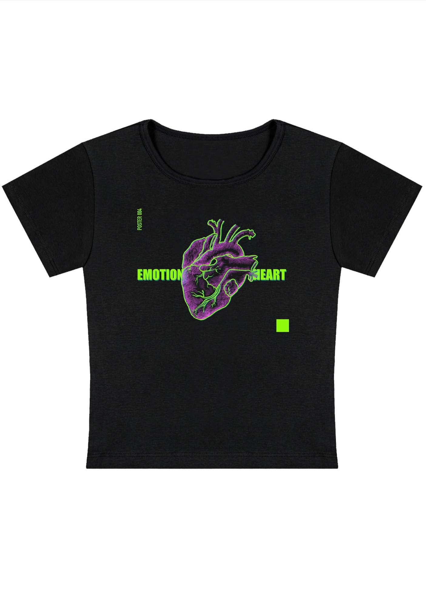 Emotion Heart Y2K Baby Tee