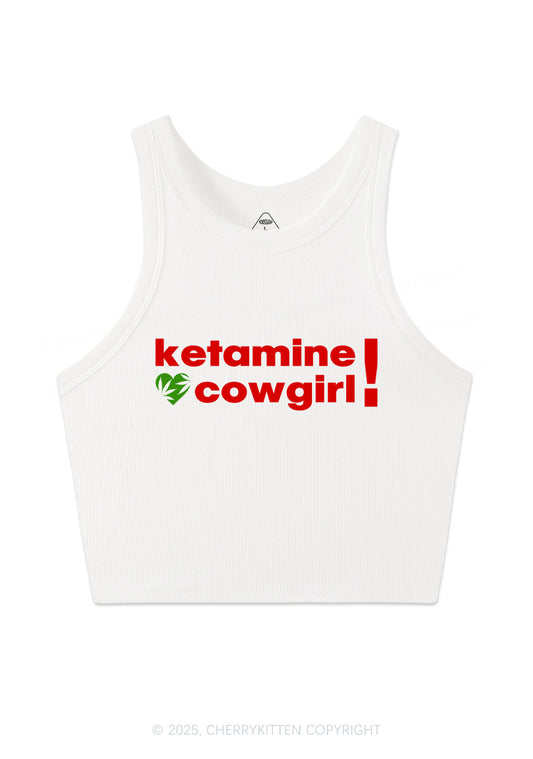 K Cowgirl Y2K Crop Tank Top Cherrykitten