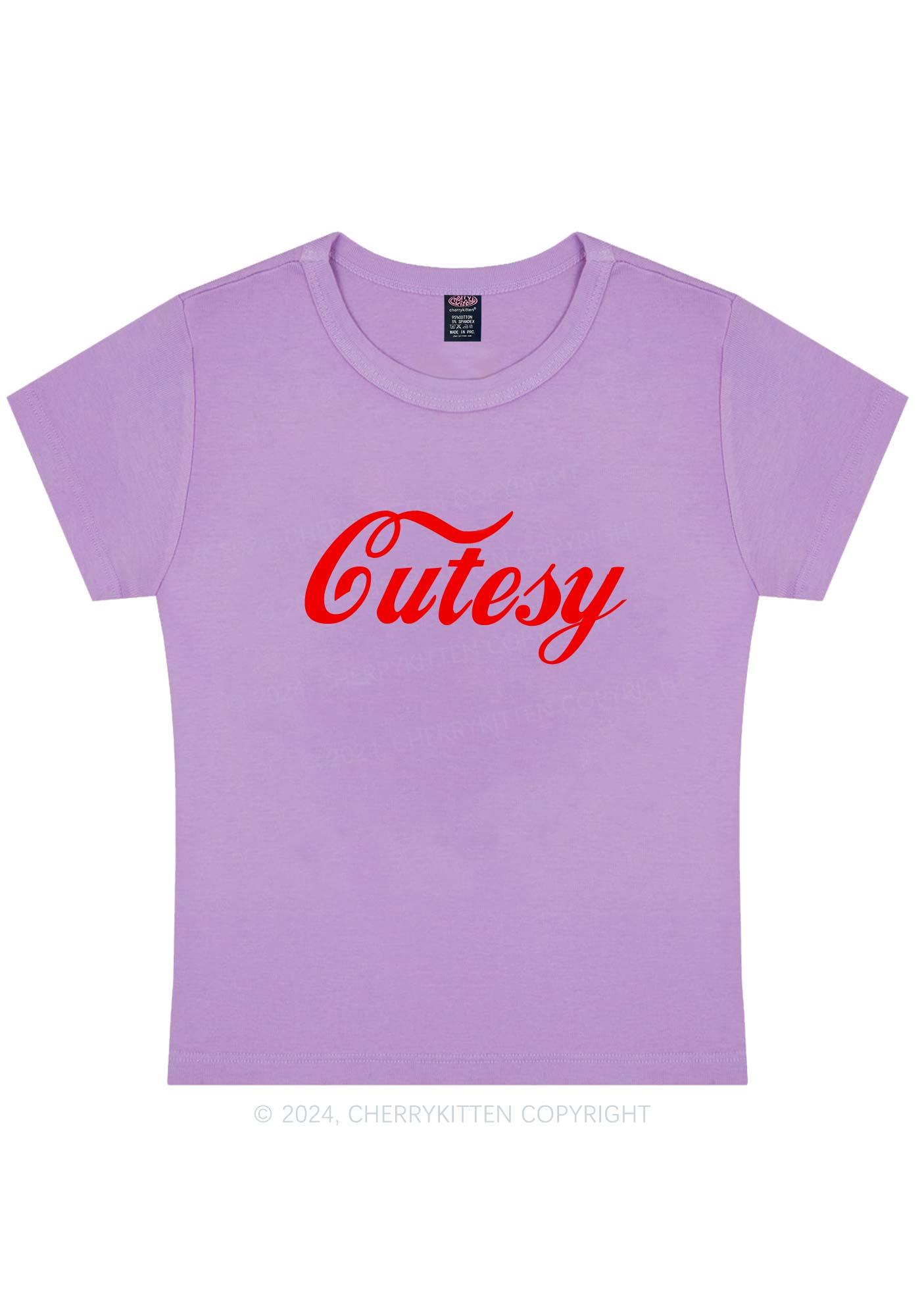 Cutesy Y2K Baby Tee Cherrykitten