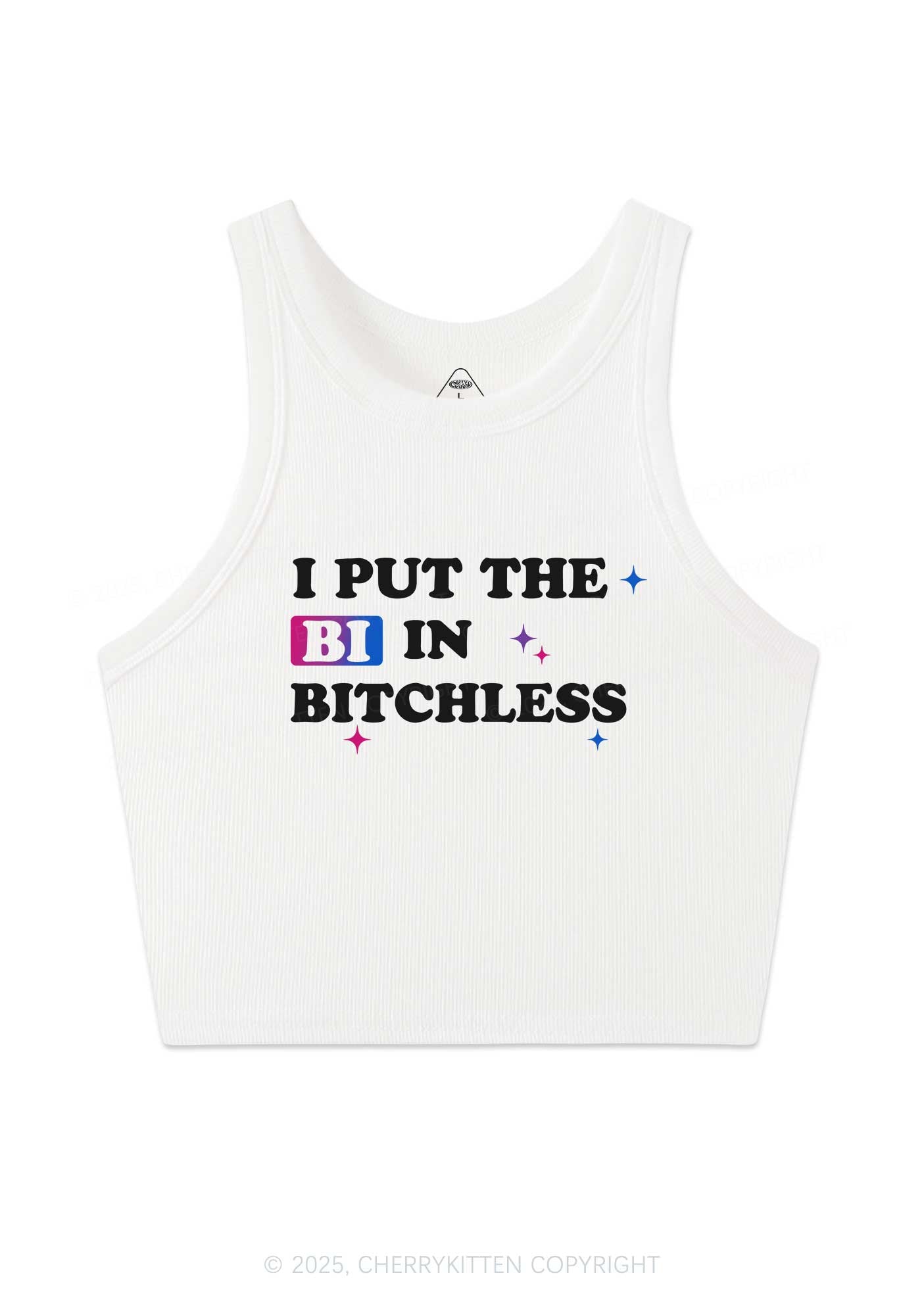 Put BI In Bxxchless Pride Y2K Crop Tank Top Cherrykitten