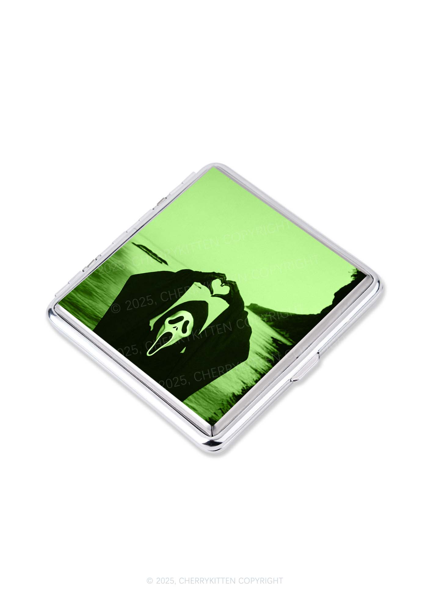 Halloween Seaside Ghost Heart Y2K Cigarette Case Cherrykitten