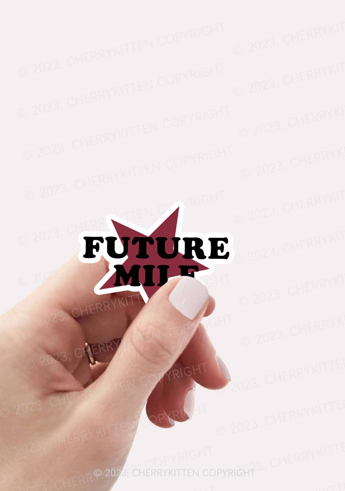 Future Mxxf 1Pc Y2K Sticker Cherrykitten