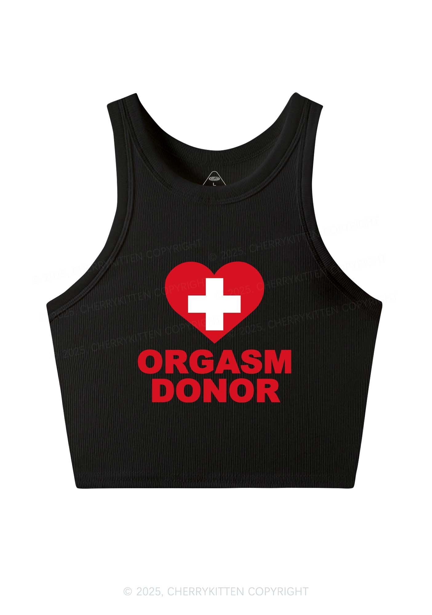 Orgxsm Donor Y2K Crop Tank Top Cherrykitten