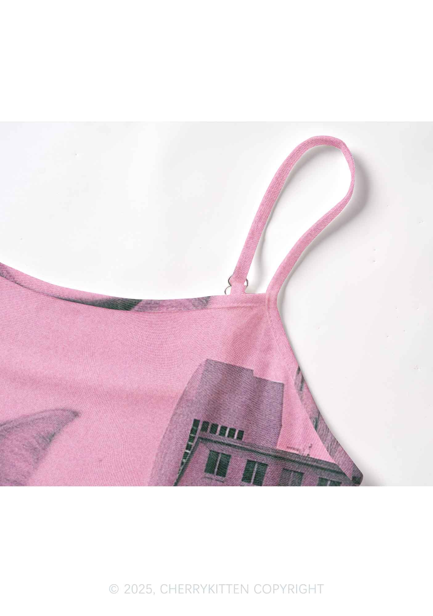 Cat Road Y2K Mesh Cami Tank Cherrykitten