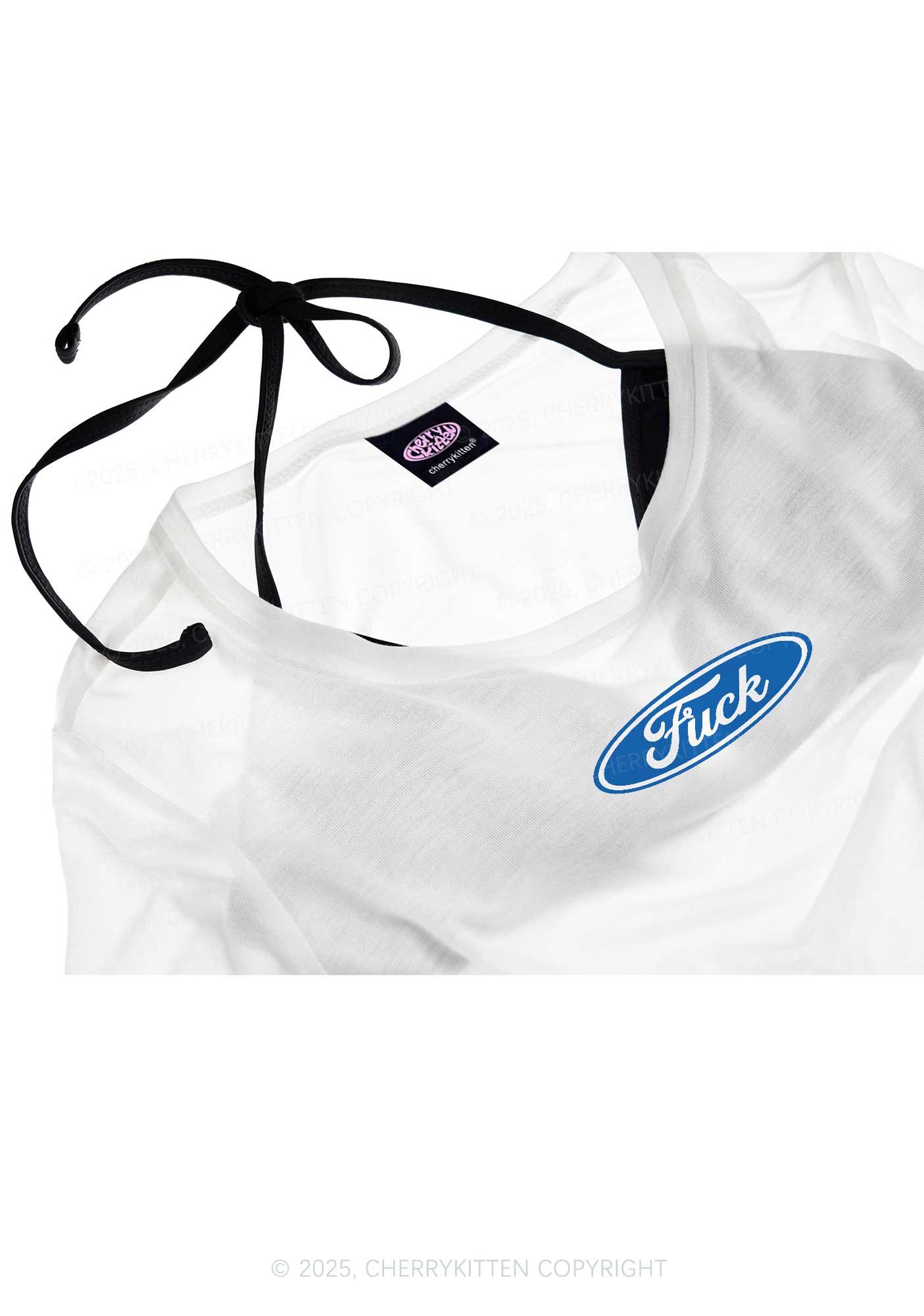 Oval Fxxk Y2K Sheer Boyfriend Tee Cherrykitten