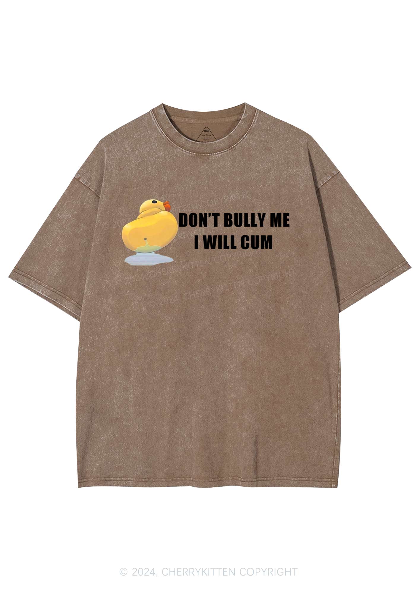 Don't Bully Duck Y2K Washed Tee Cherrykitten