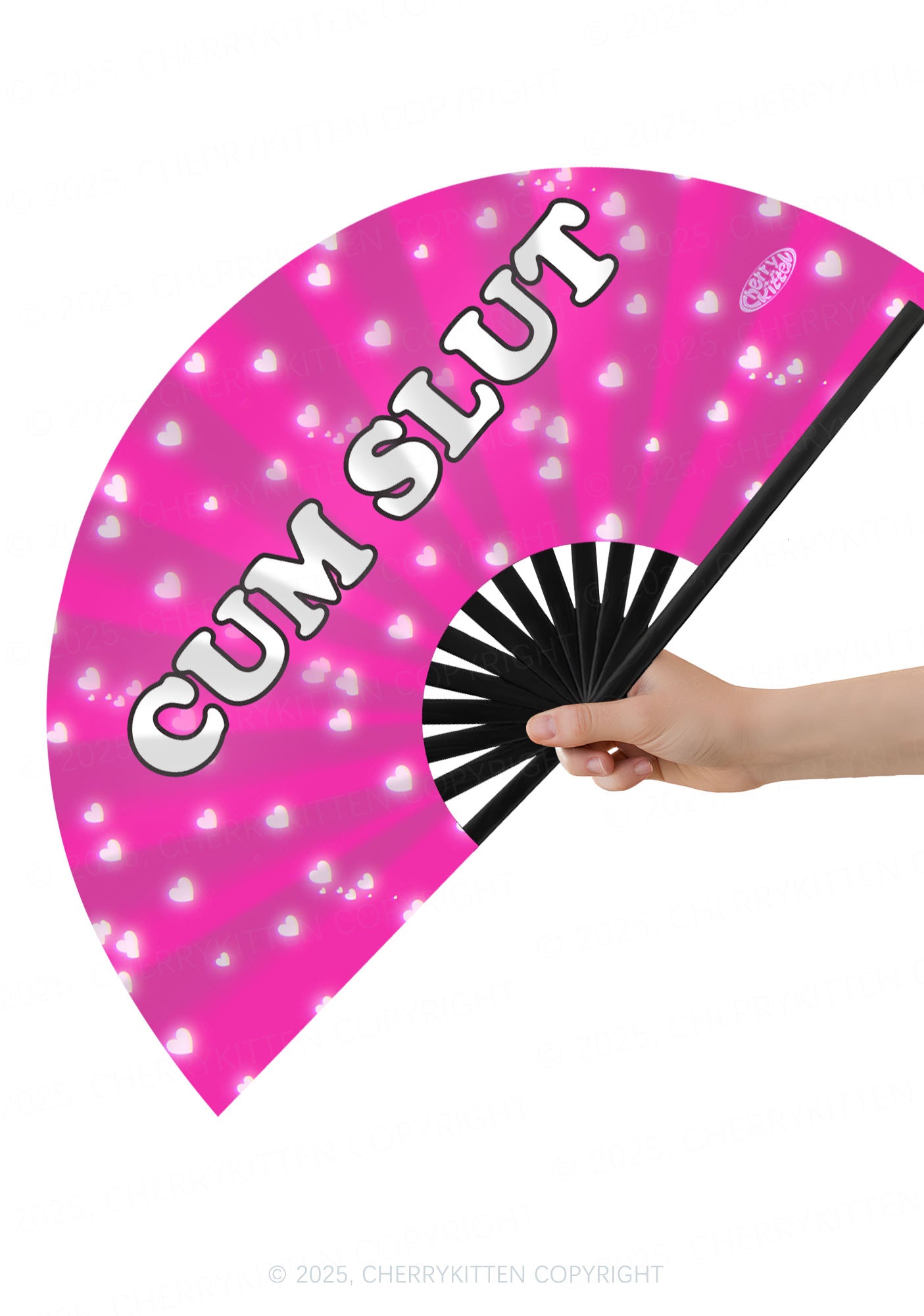 Cxm Slxt Y2K Rave Hand Fan Cherrykitten