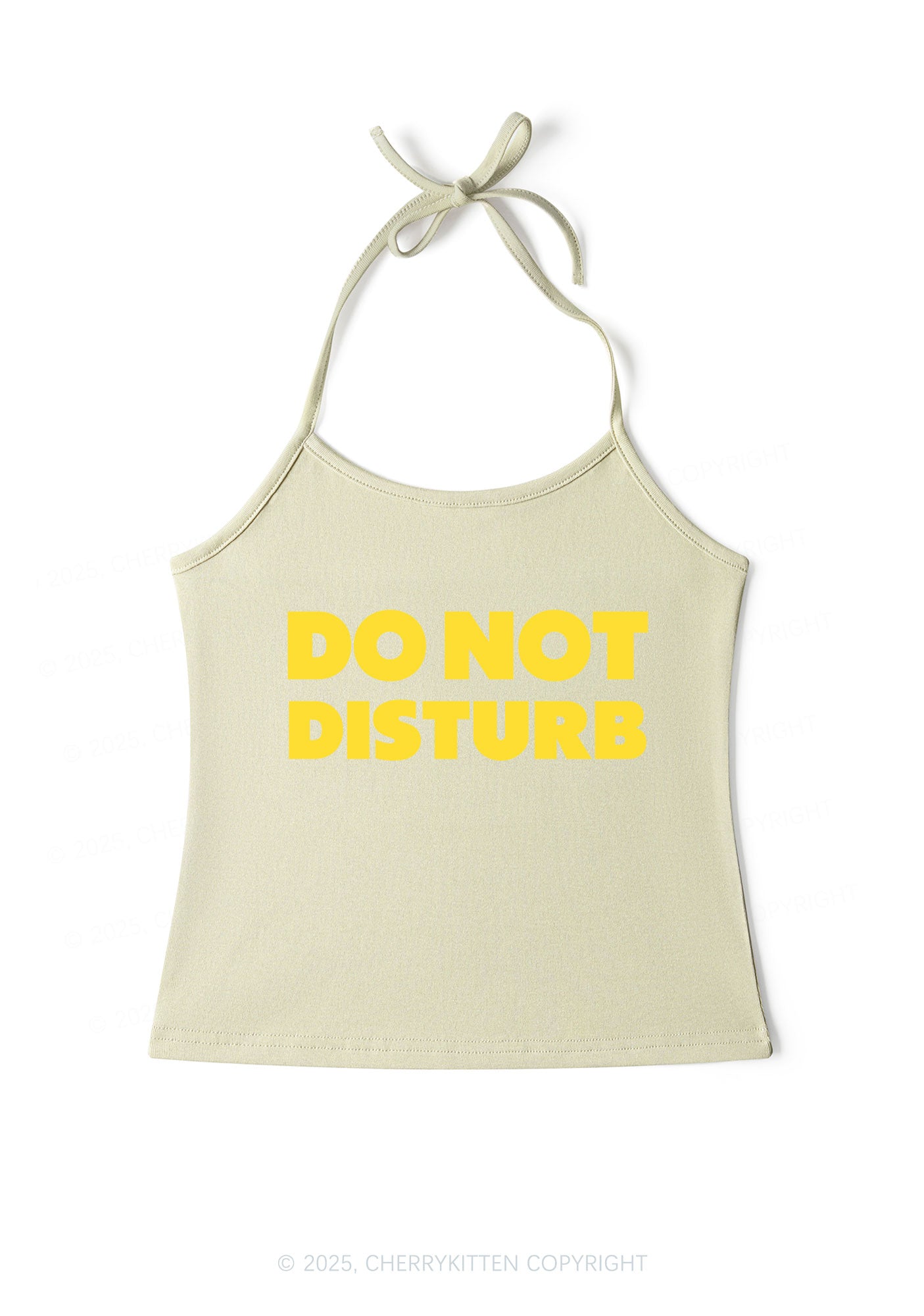 Do Not Disturb Y2K Halter Neck Cami Cherrykitten