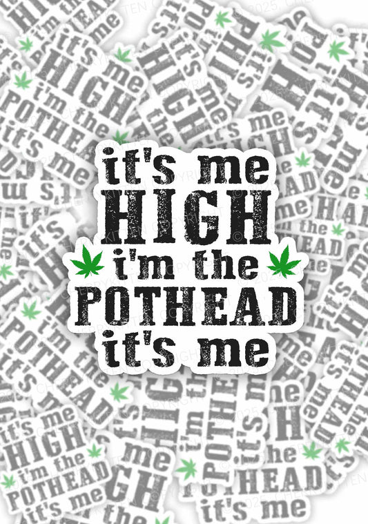 High Pothead 1Pc Y2K Sticker Cherrykitten