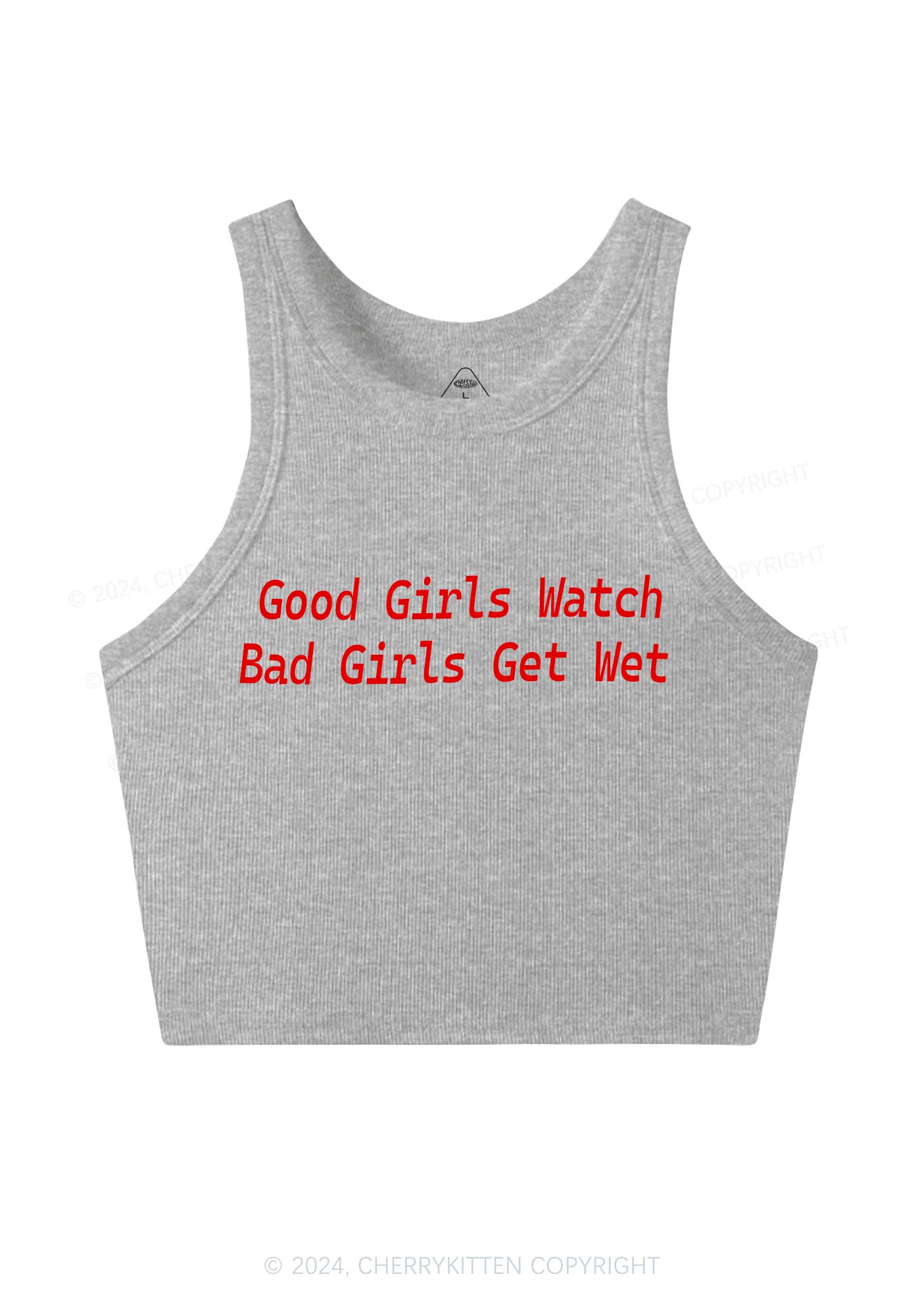 Bad Girls Get Wet Y2K Crop Tank Top Cherrykitten