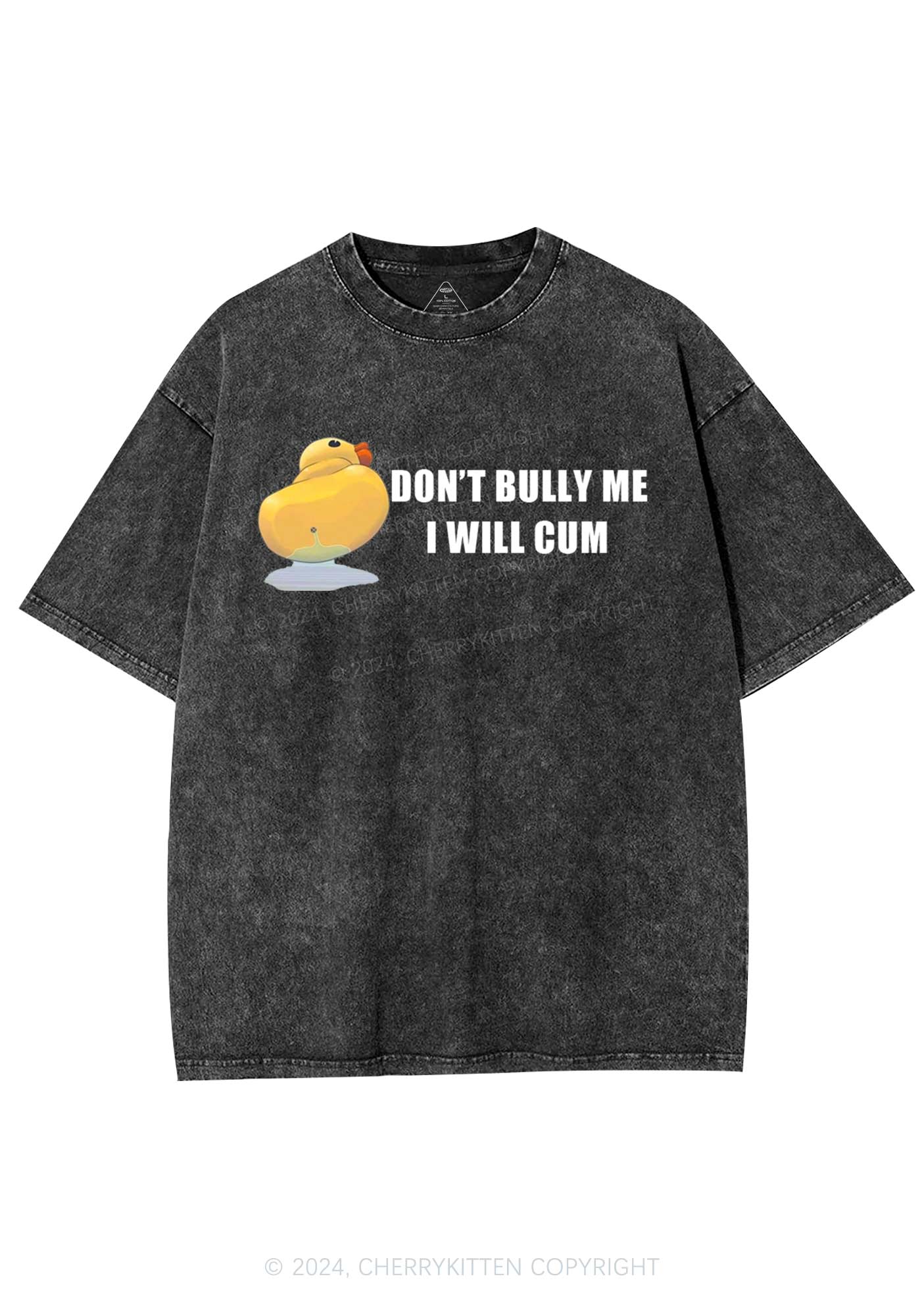 Don't Bully Duck Y2K Washed Tee Cherrykitten